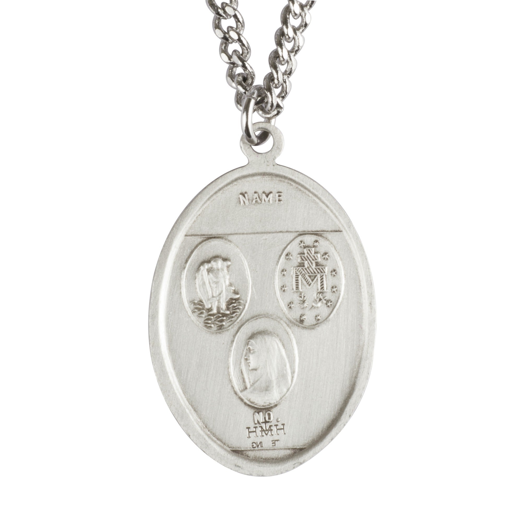 Protect Us Sterling Medal with Stars and Stripes