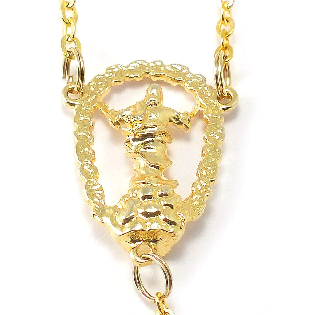 Gold Plated Easter Rosary
