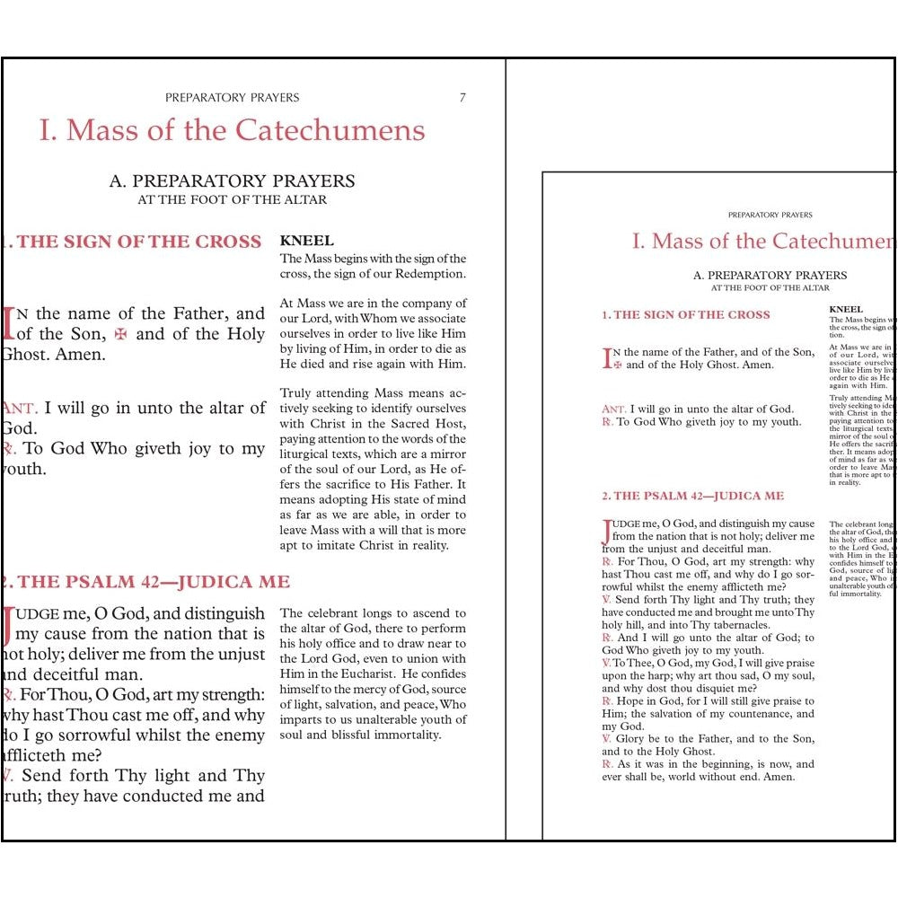 Sunday Missal Booklet - Large Type (Latin Mass)