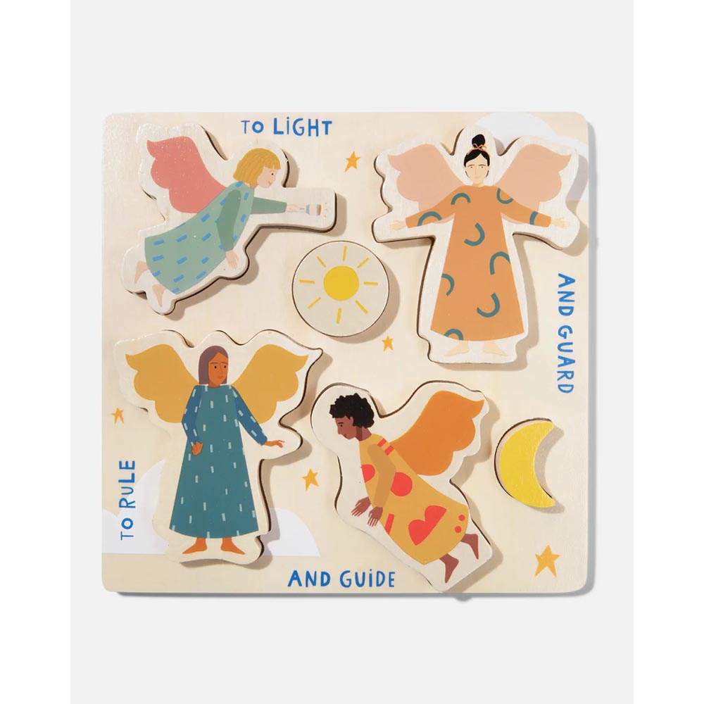 Be A Heart Guardian Angel Wooden Puzzle