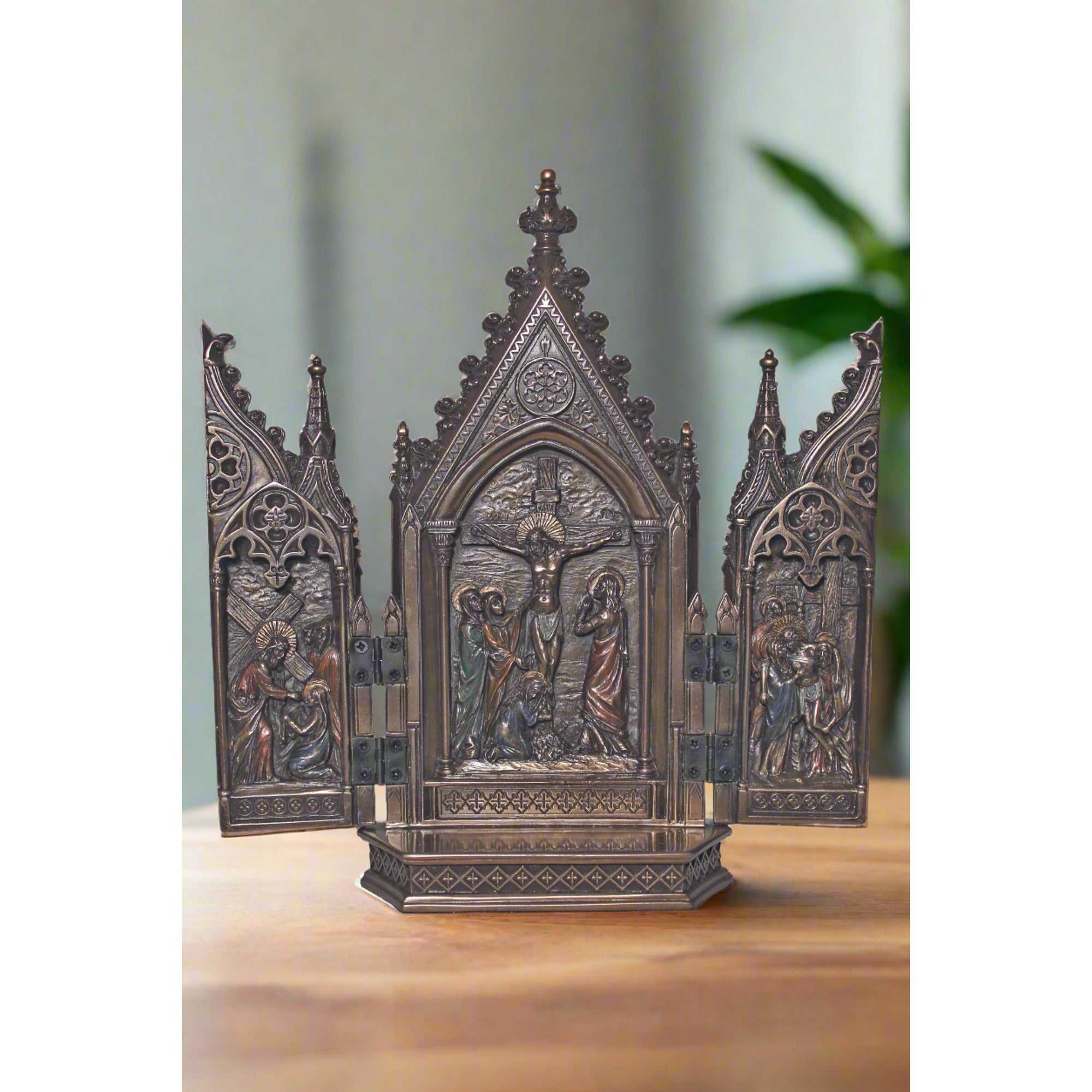 Crucifixion Triptych 8' Inch