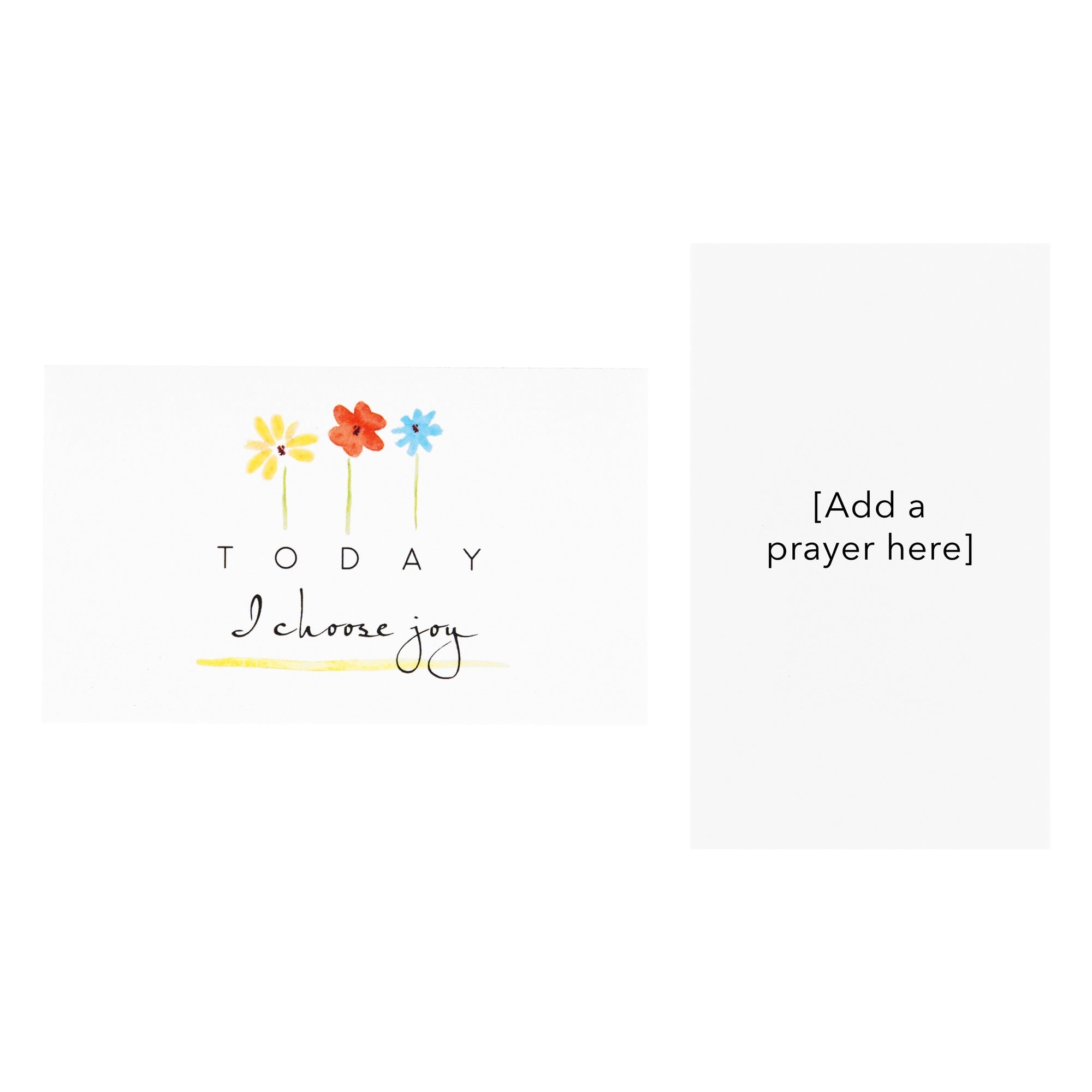 Choose Joy Personalized Prayer Card
