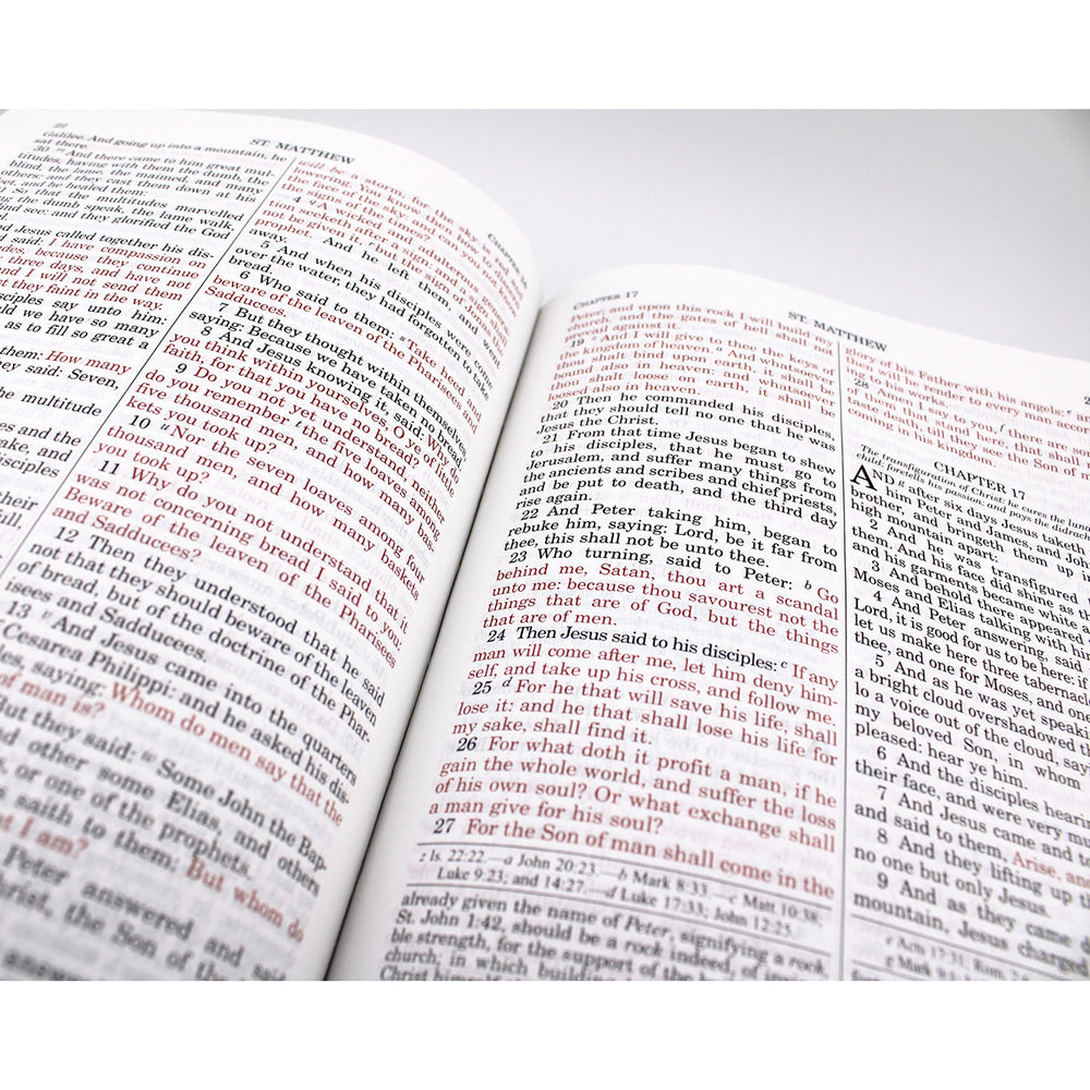 Douay Rheims Bible - Black Cover