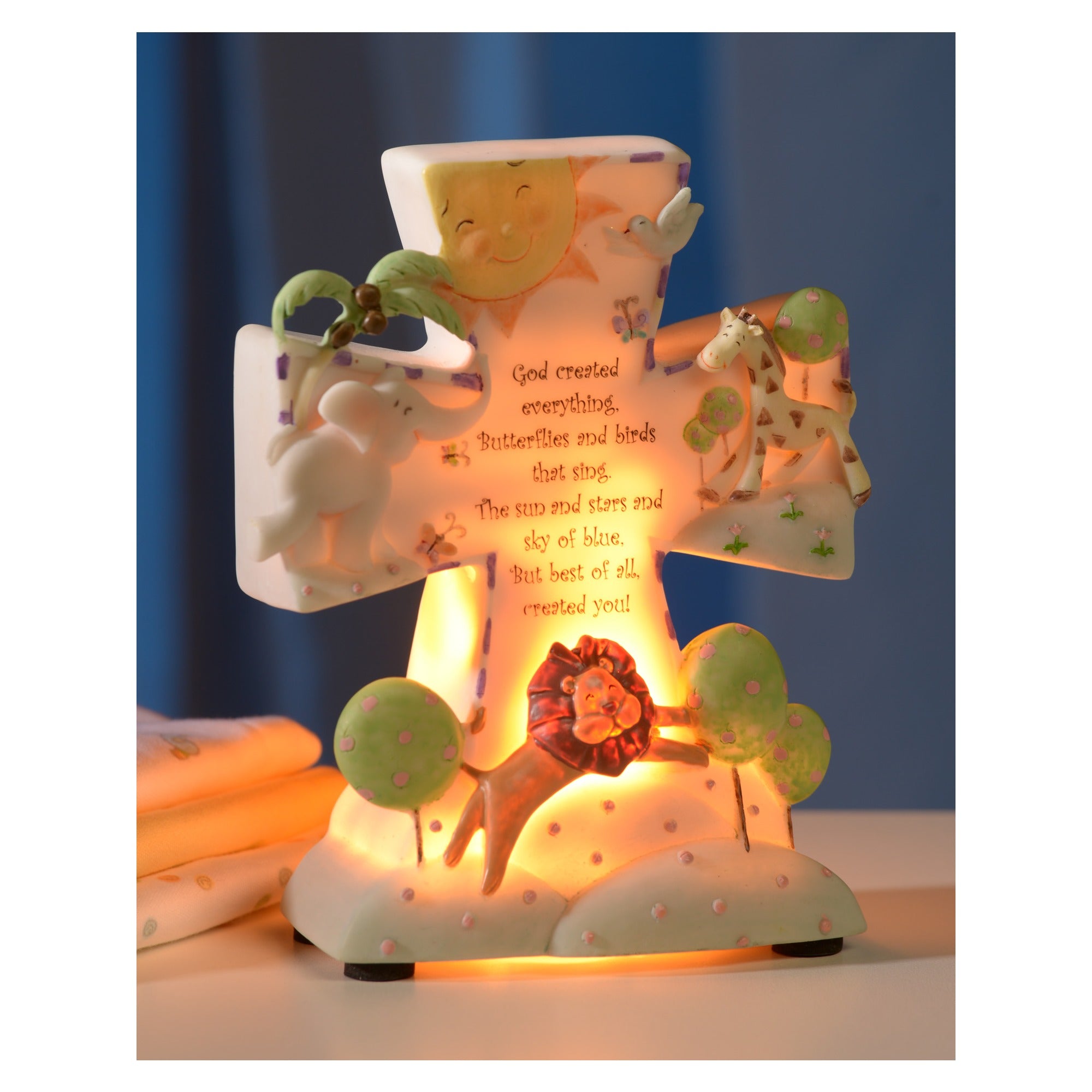 God Created Everything Night Light