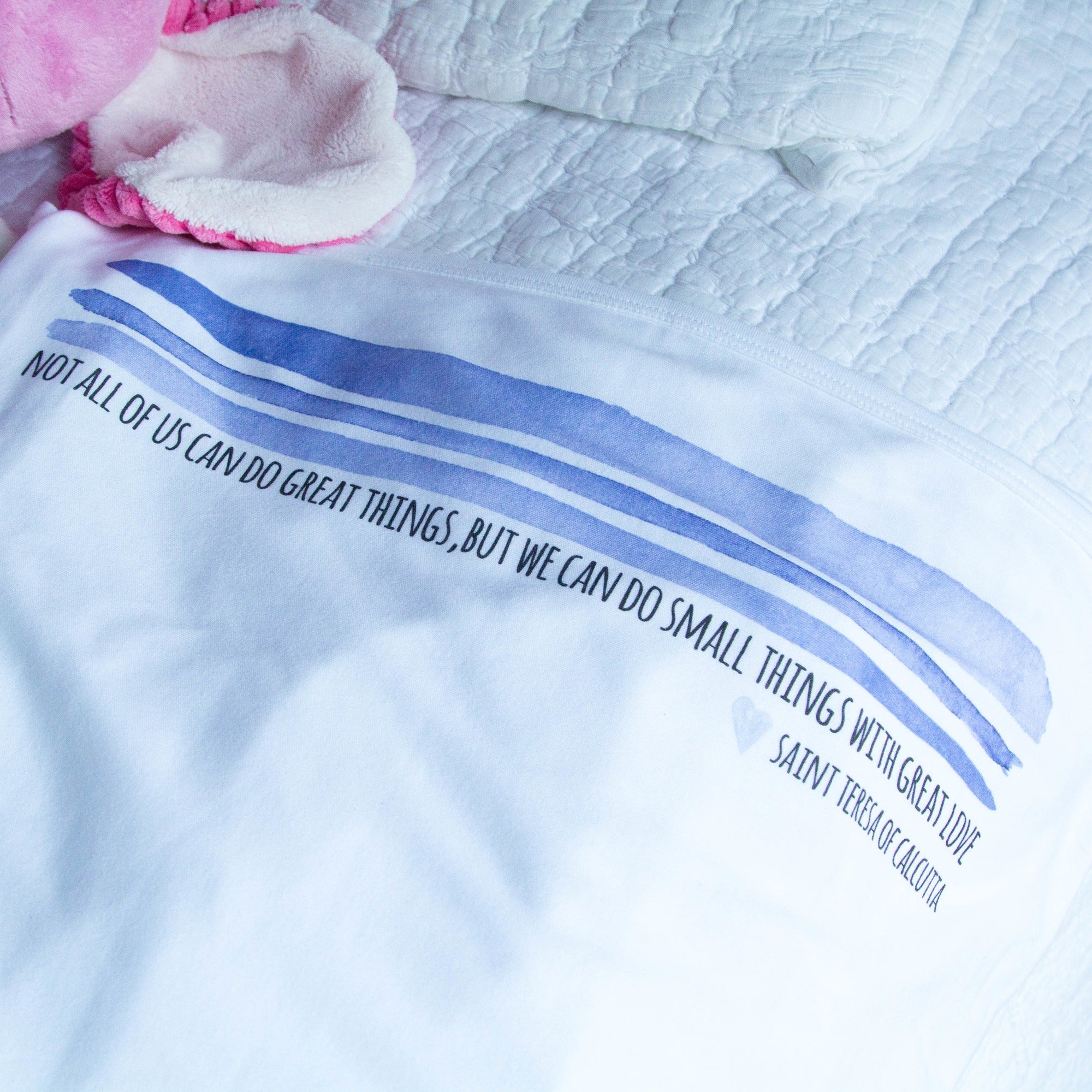 Saint Teresa Great Love Baby Blanket