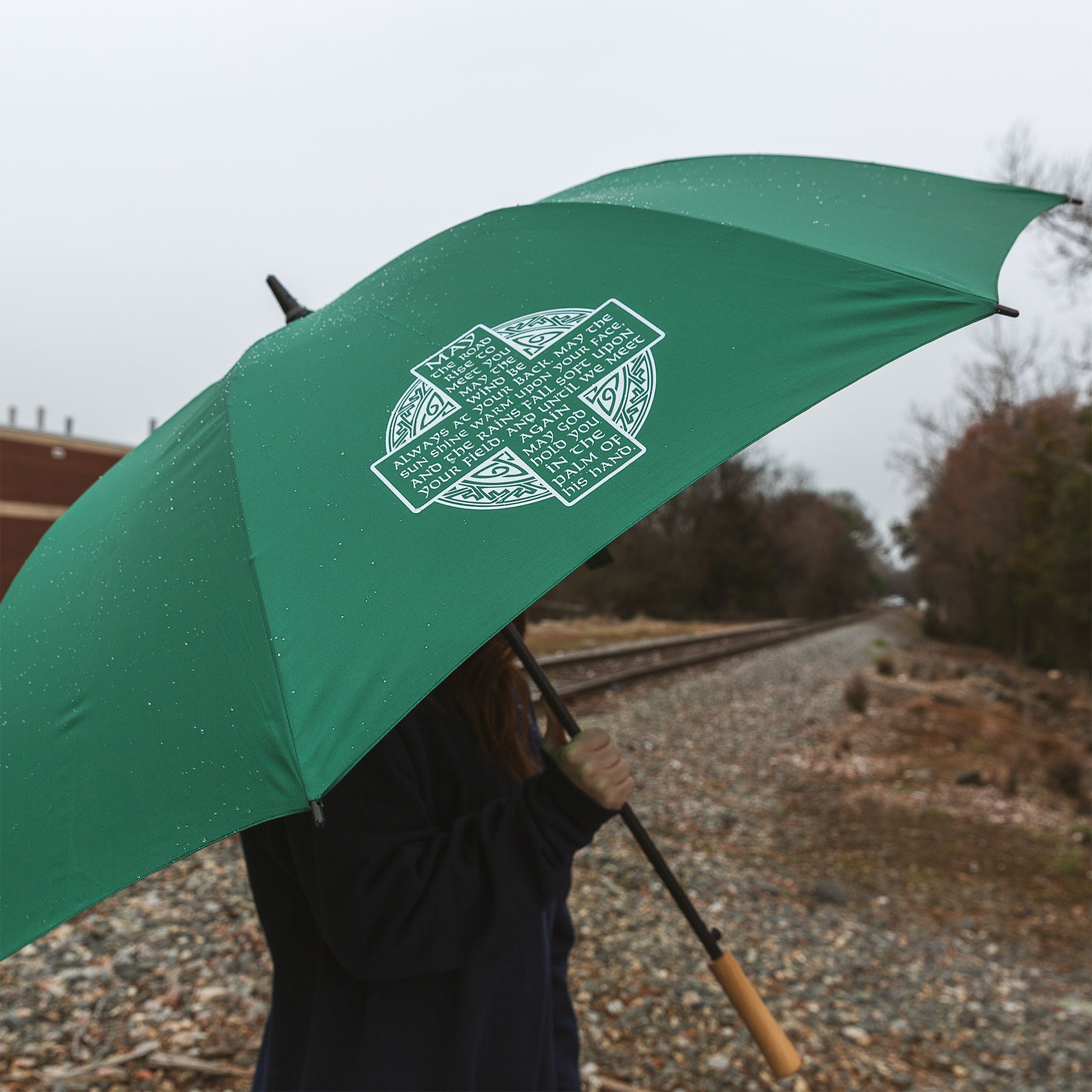Personalized Irish Blessing Umbrella
