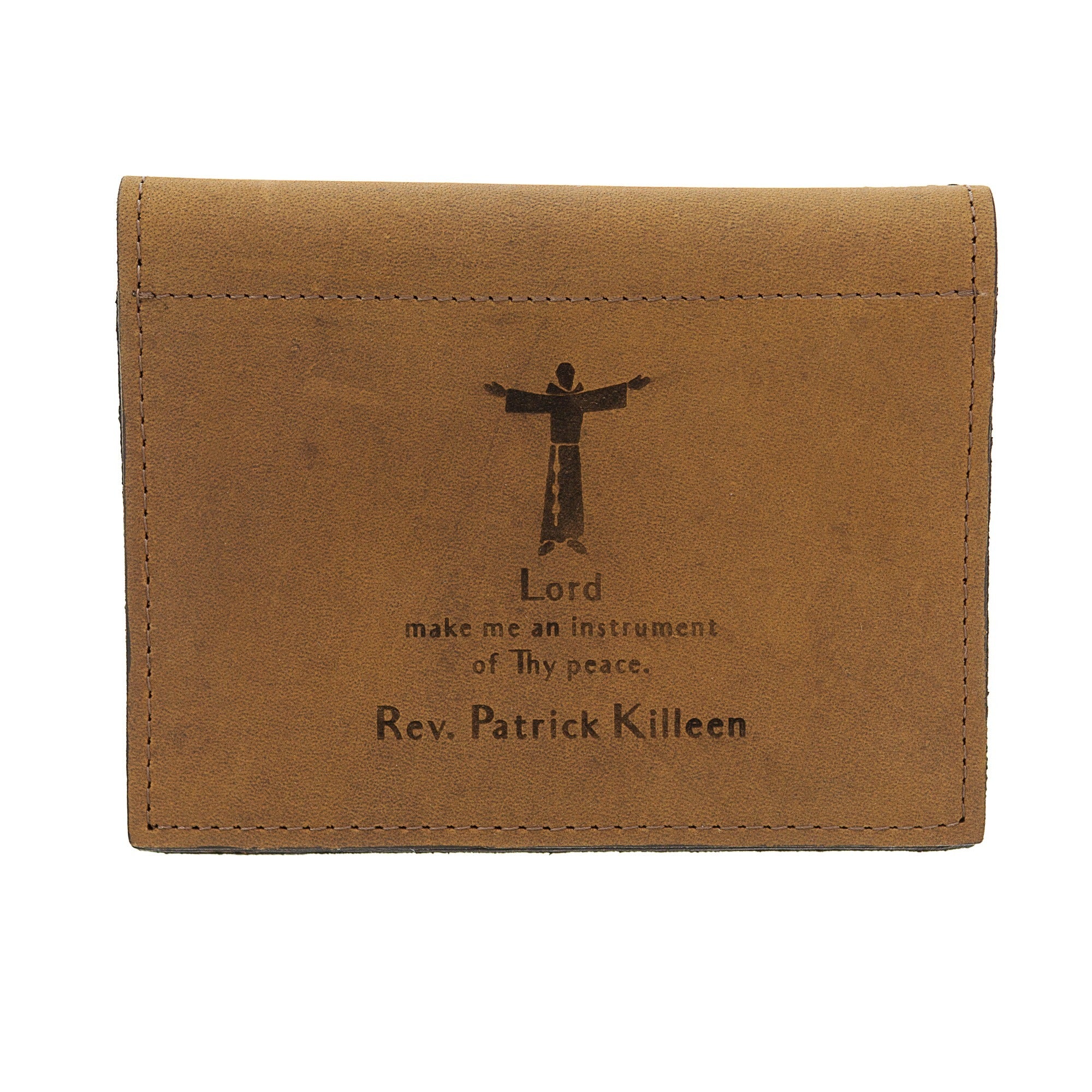 Personalized Saint Francis Prayer Card Holder