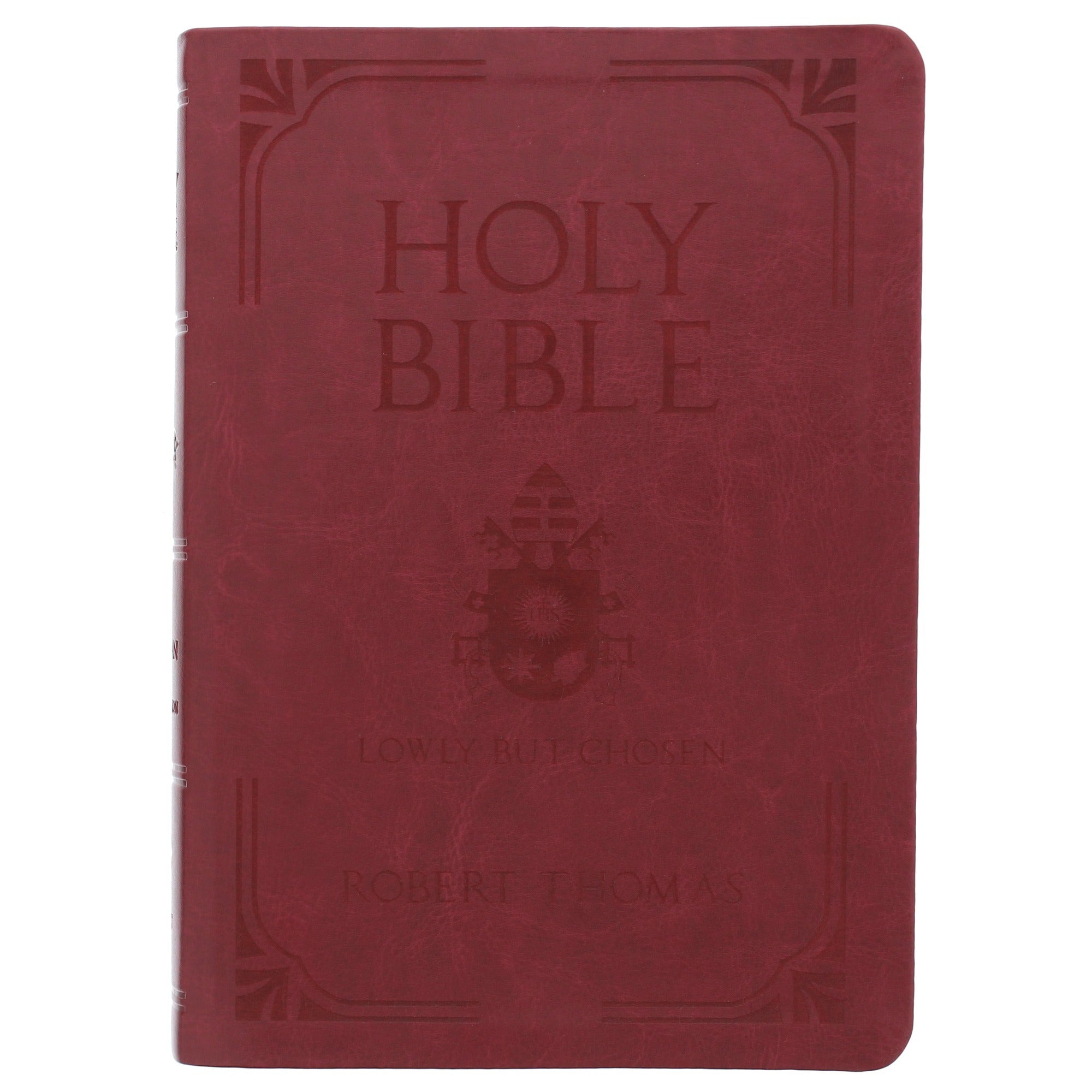 Personalized Pope Francis "Lowly but Chosen" Bible