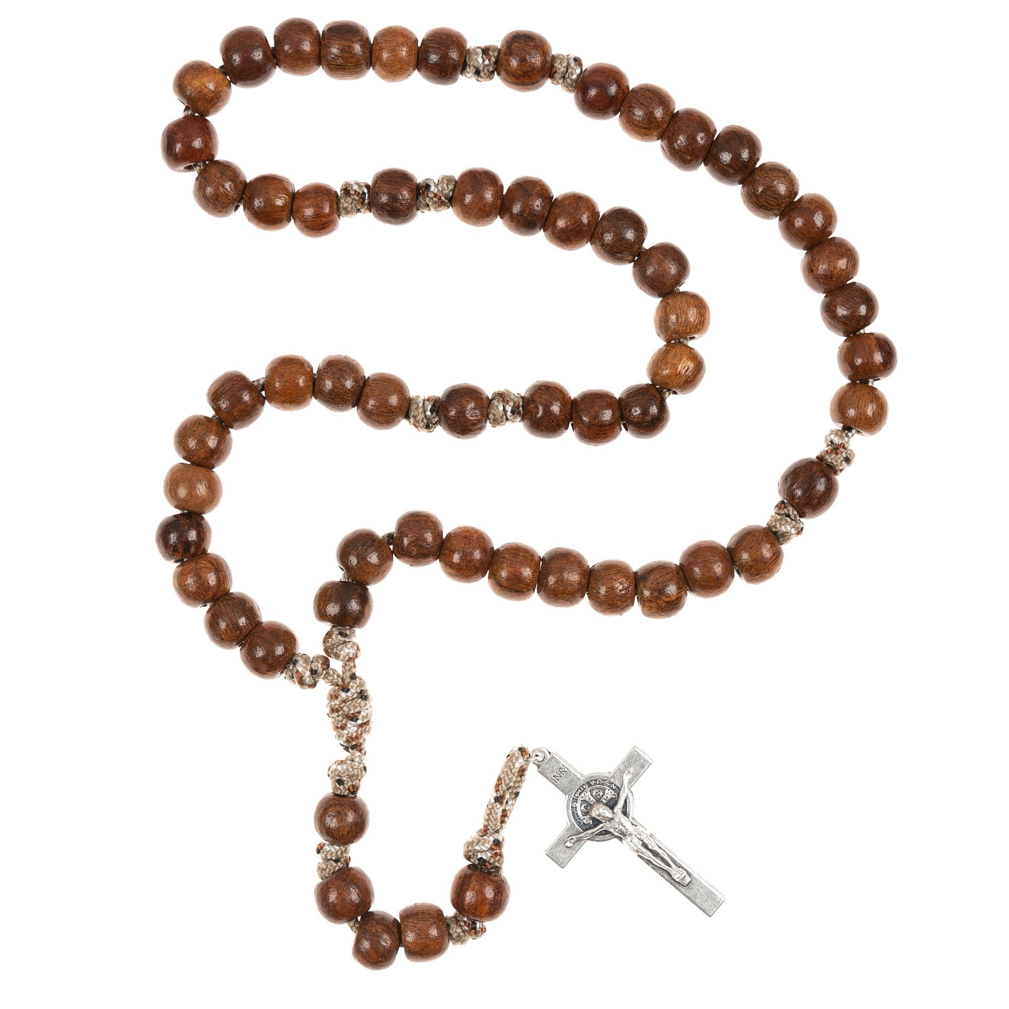 Desert Camo St. Benedict Paracord Rosary