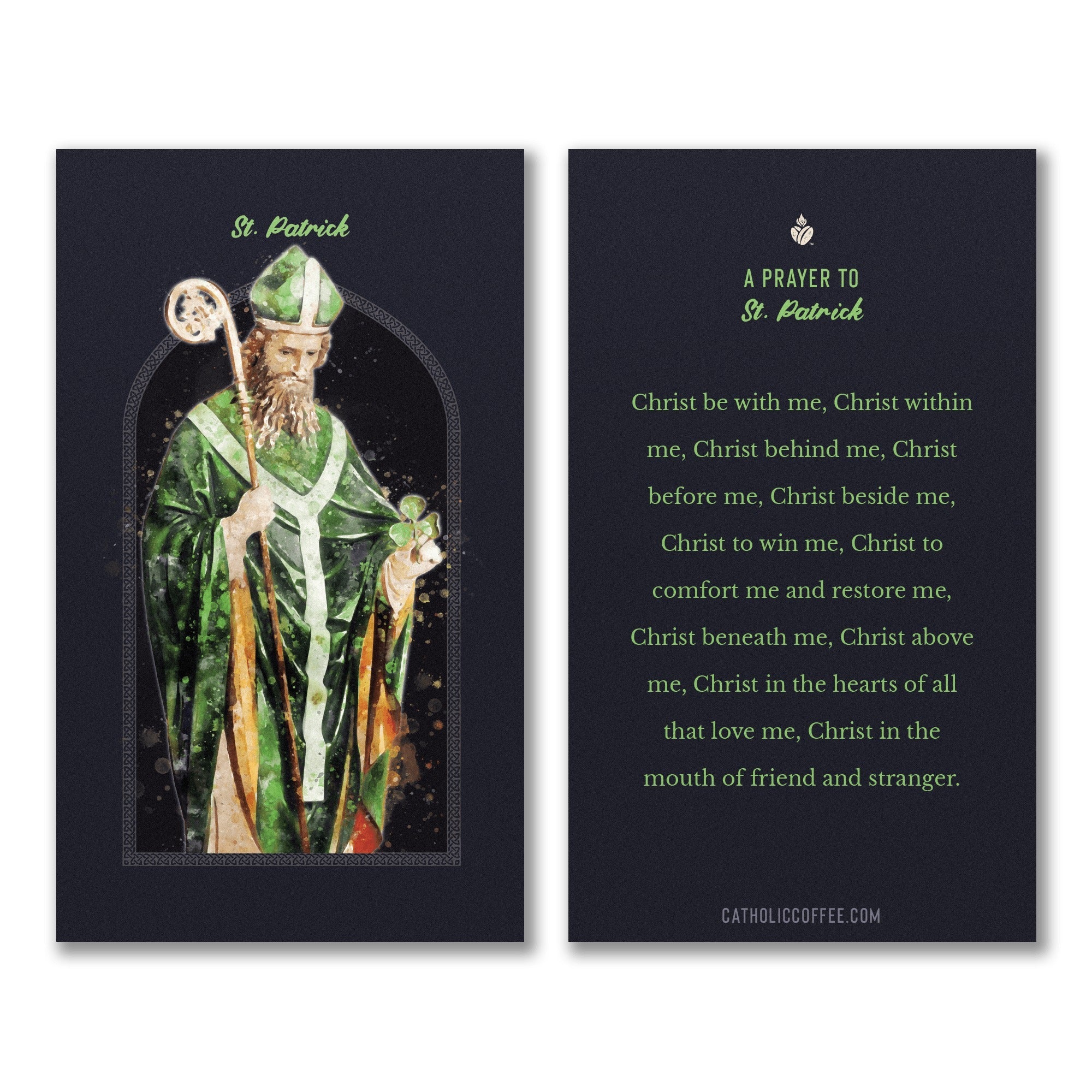 St. Patrick Prayer Cards - Pack of 3