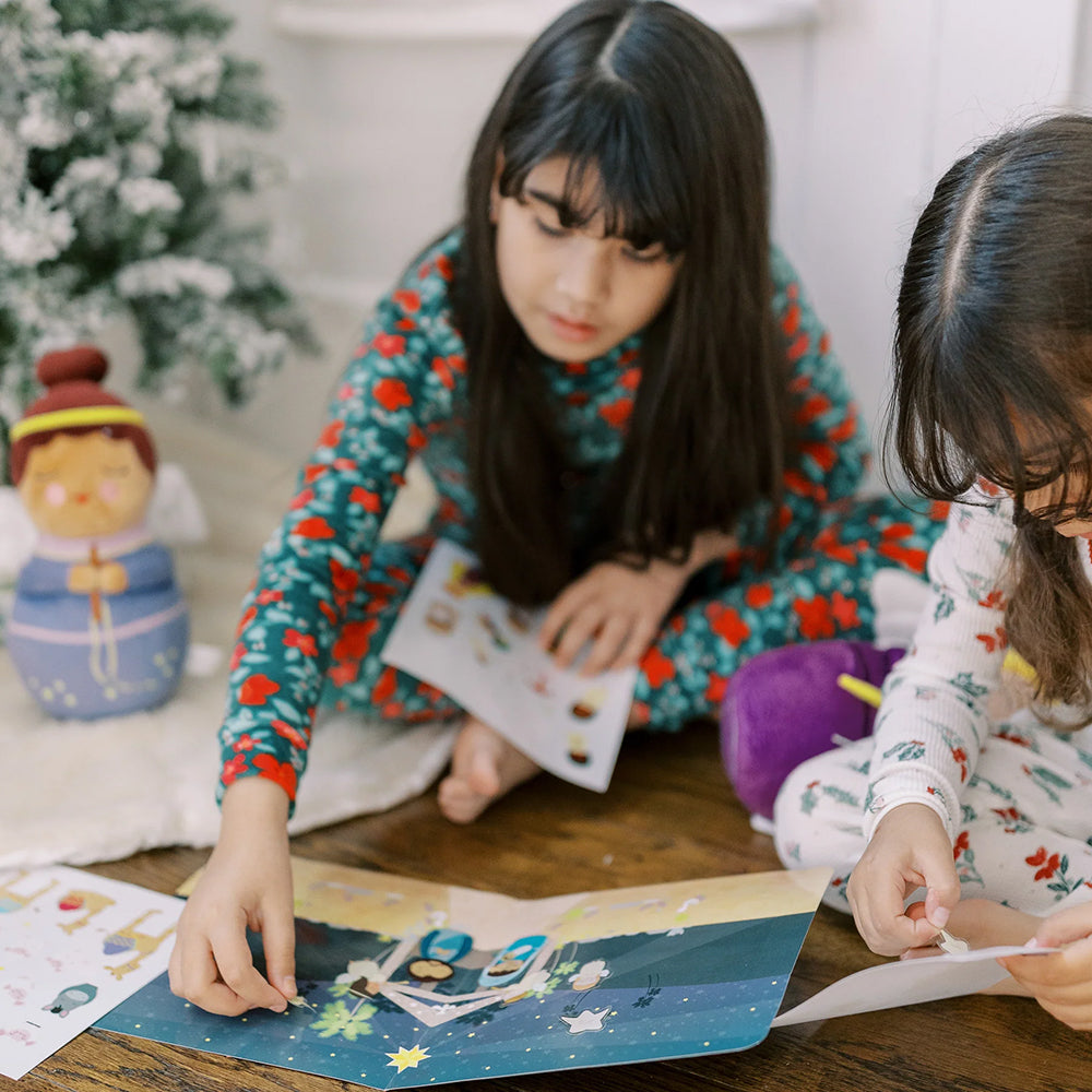 Advent Calendar & Reusable Nativity Sticker Set