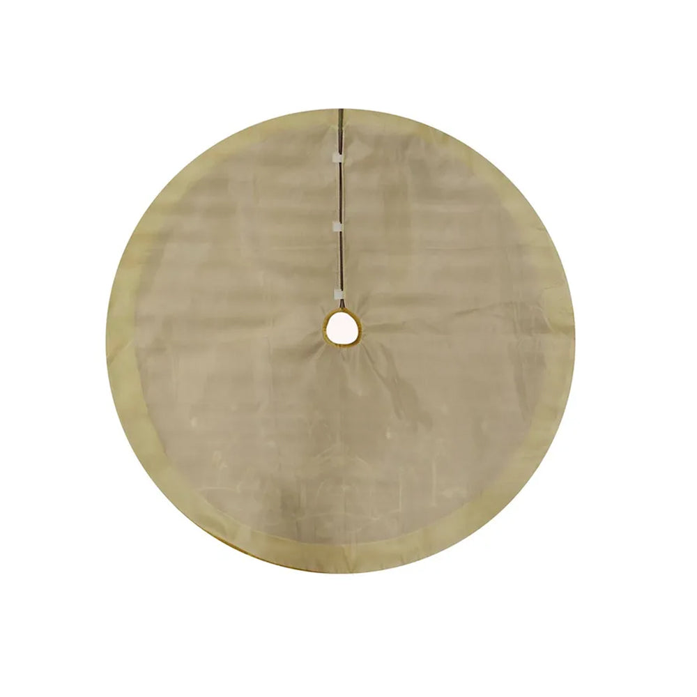 Red & Gold Nativity Tree Skirt - 48"