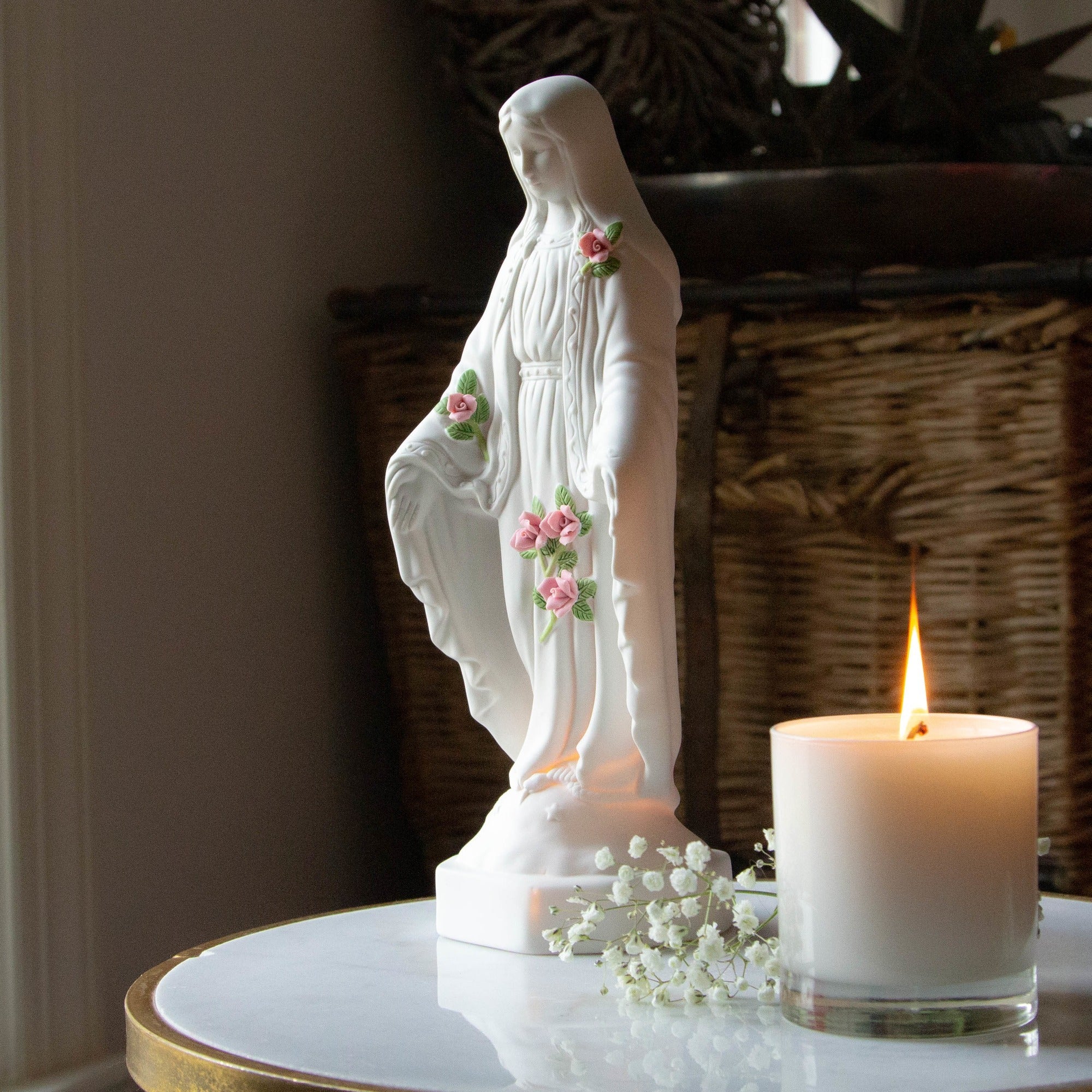 Our Lady of Grace Porcelain Night Light