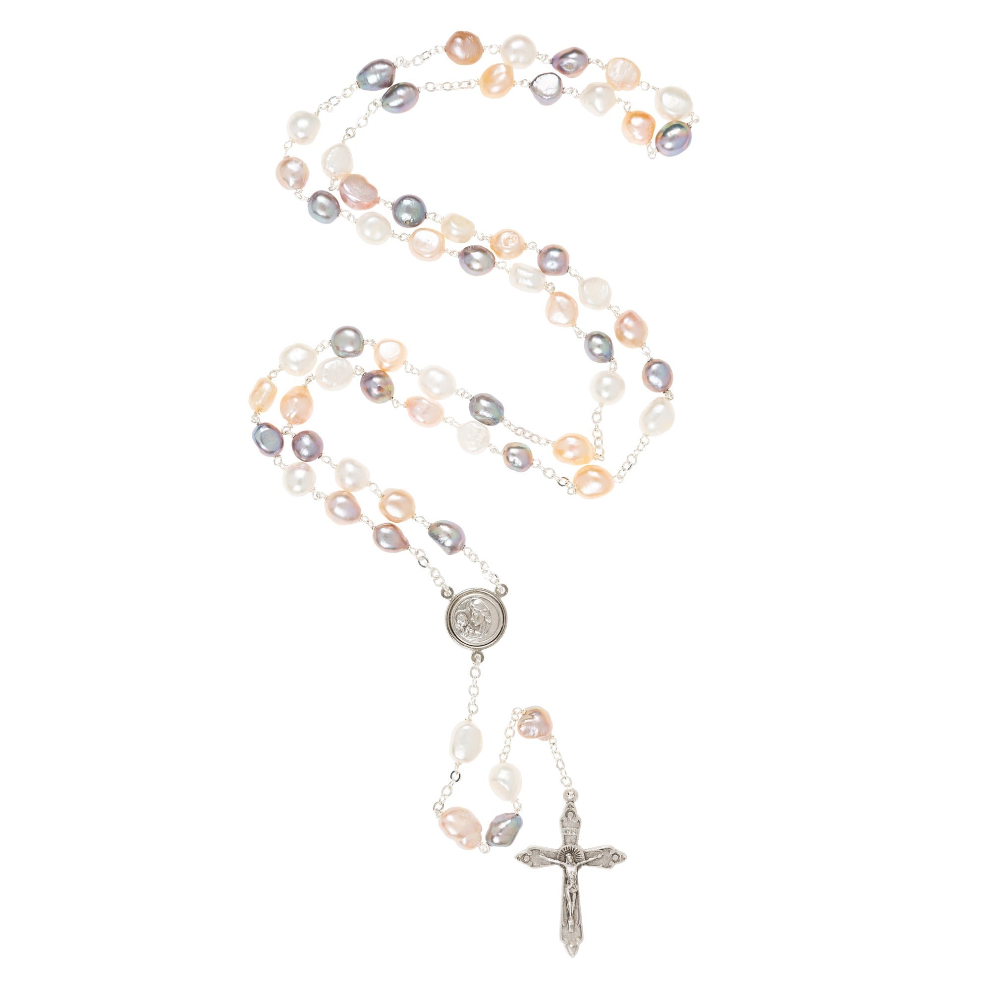 Multicolor Freshwater Pearl Rosary