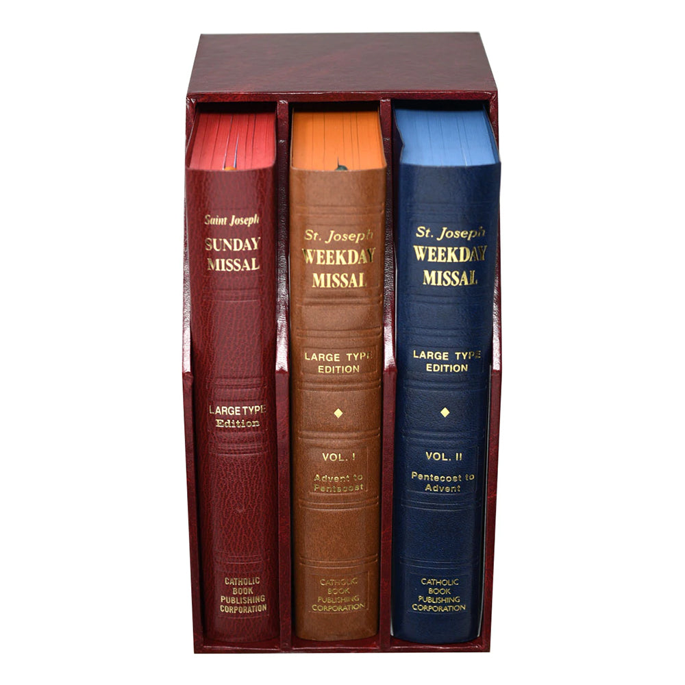 St. Joseph Daily and Sunday Missal Set (Large Print Edition)
