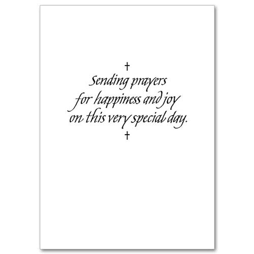 Prayers for Happiness and Joy First Communion Card