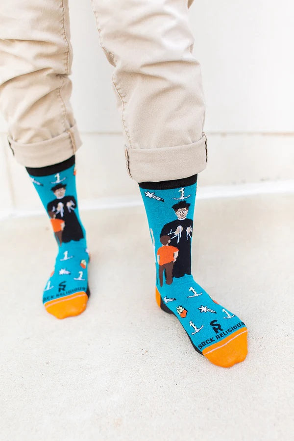 St. John Bosco Adult Socks
