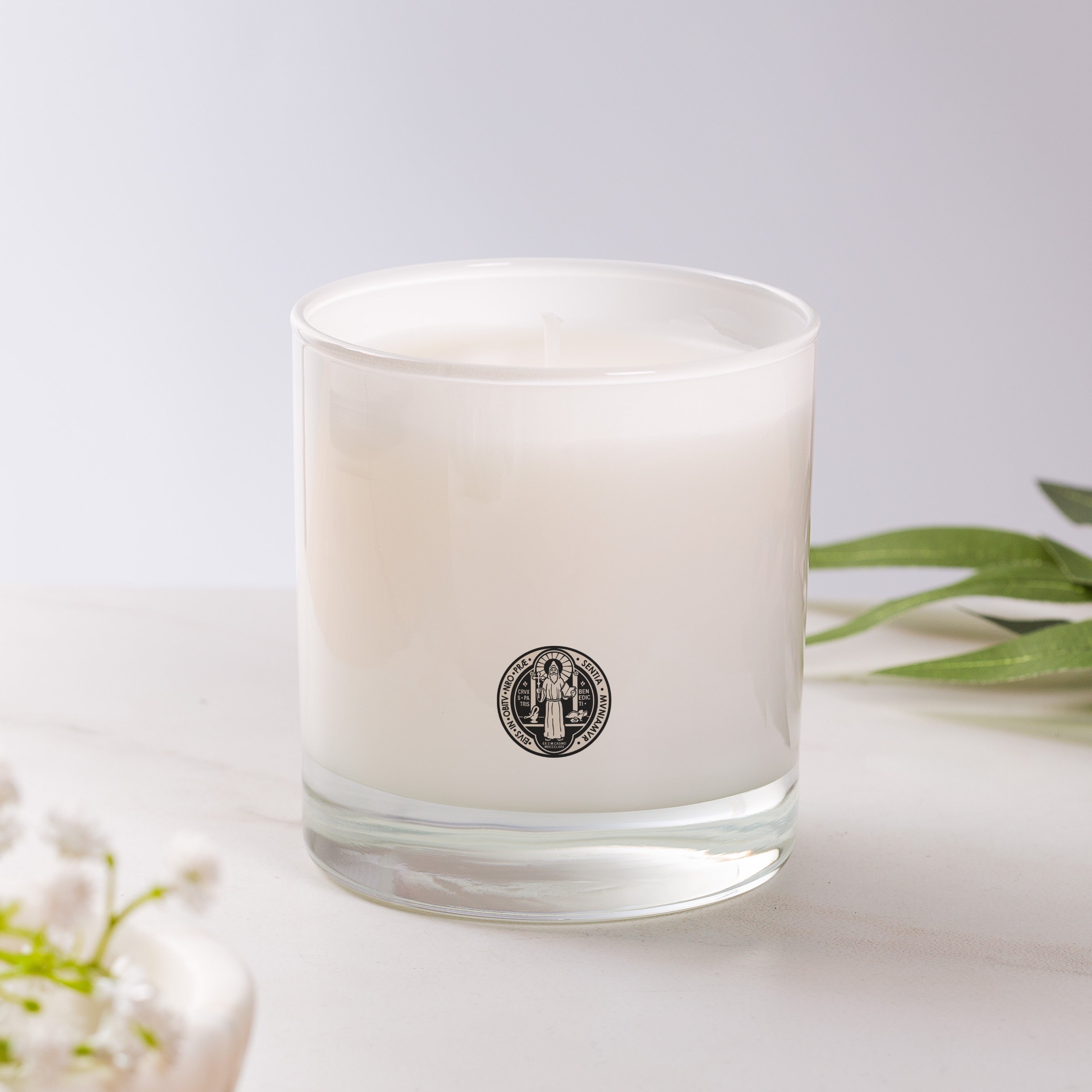 St. Benedict Medal Candle