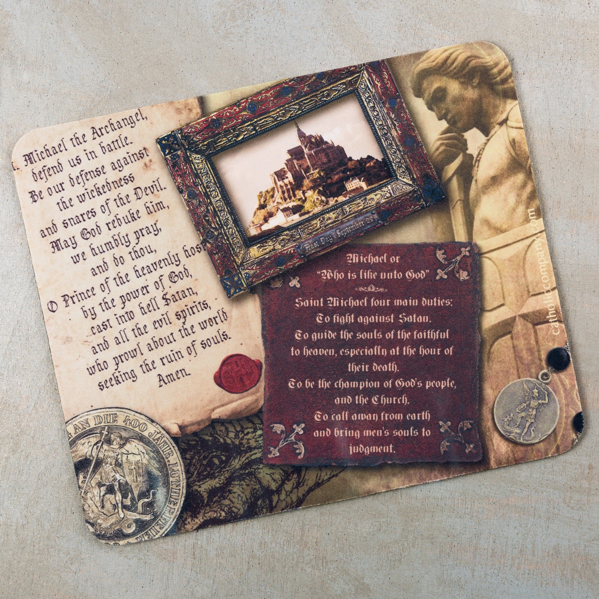 St. Michael Story Mousepad