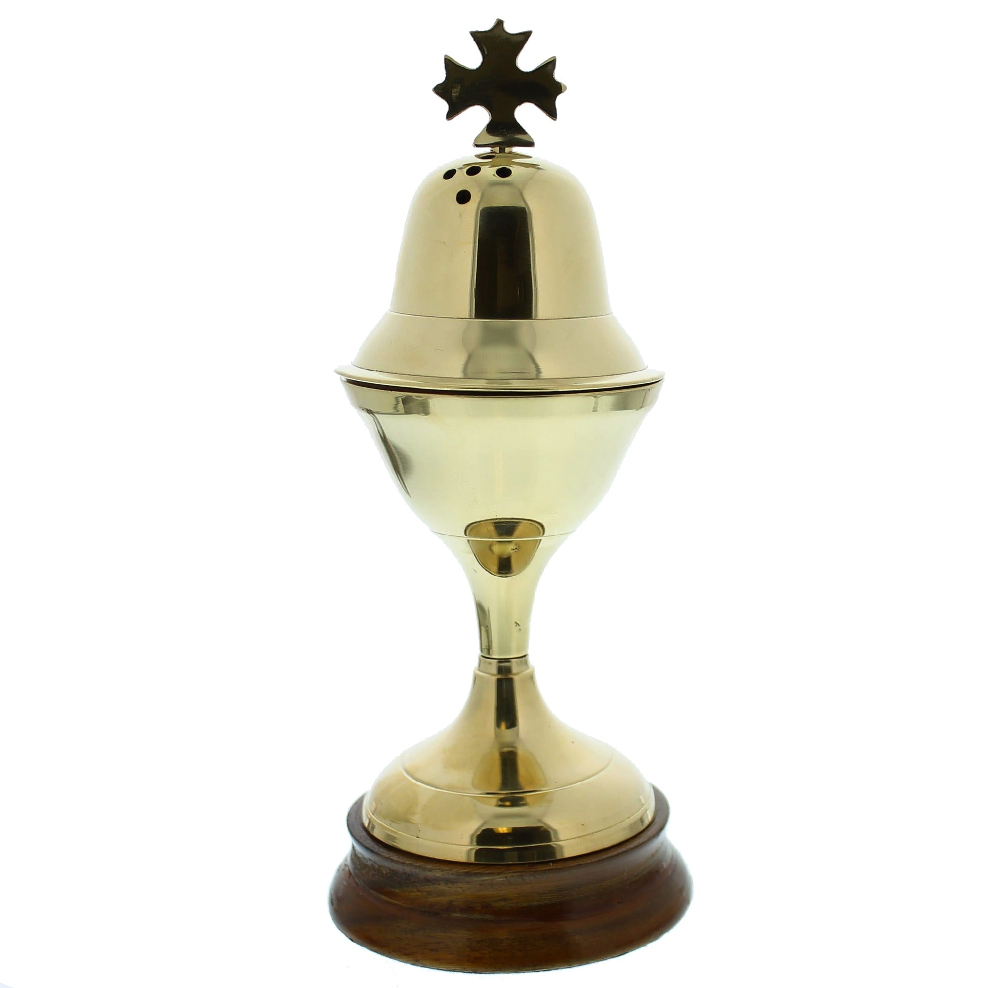 Incense Burner w/ Wood Base