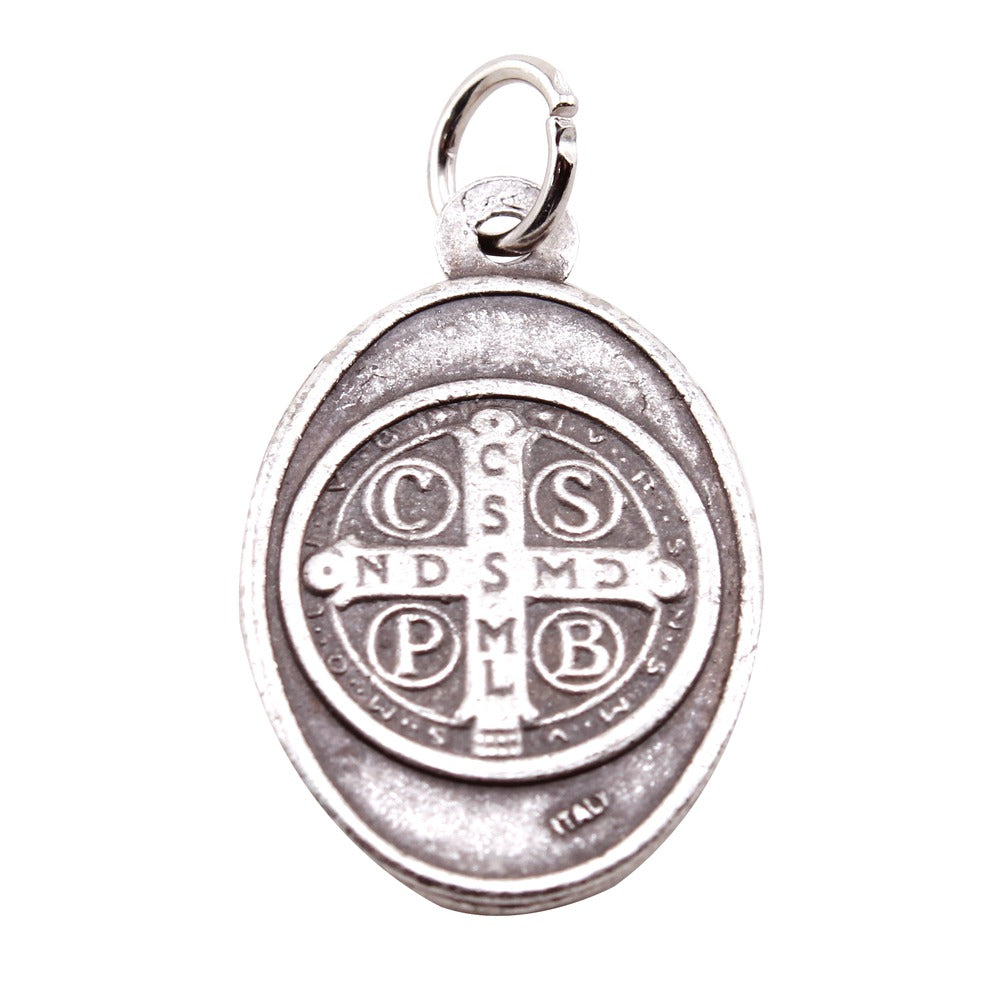 St. Benedict Oxidized Medals - Bulk Pack of 25