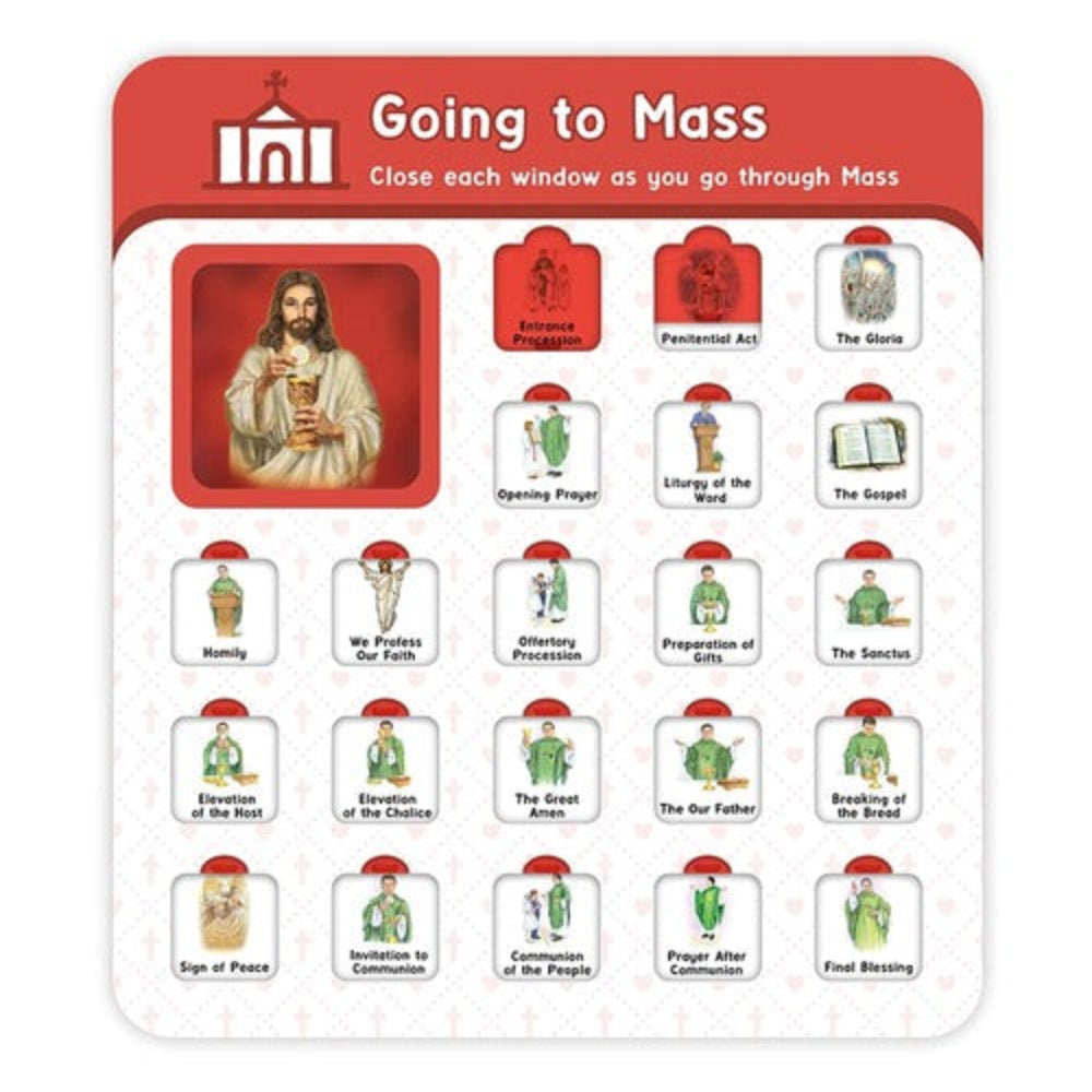 Going to Mass Activity Card