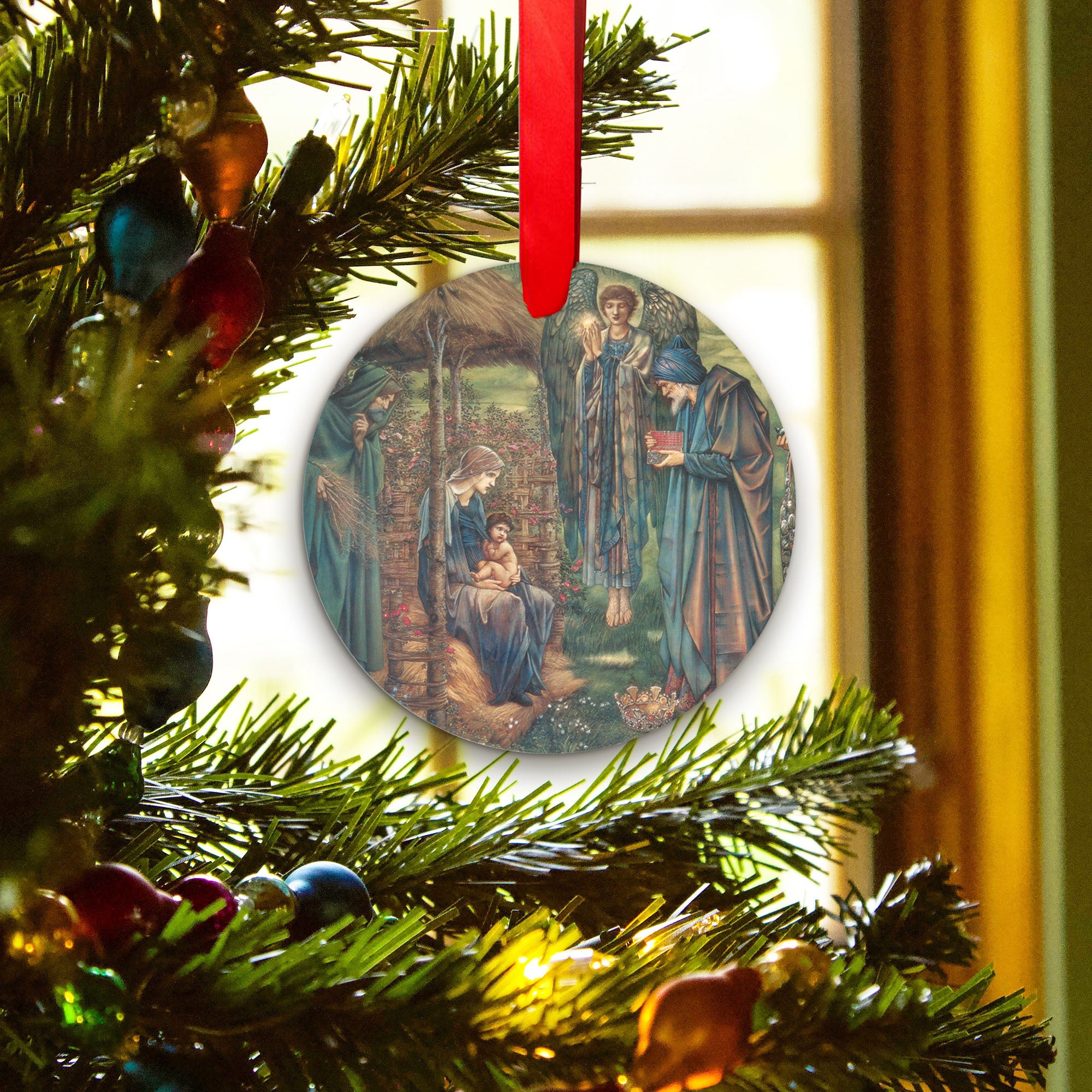 Star of Bethlehem Glass Ornament