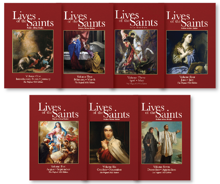 Butler's Original Lives of the Saints - Complete Hardbound 7 Book Set