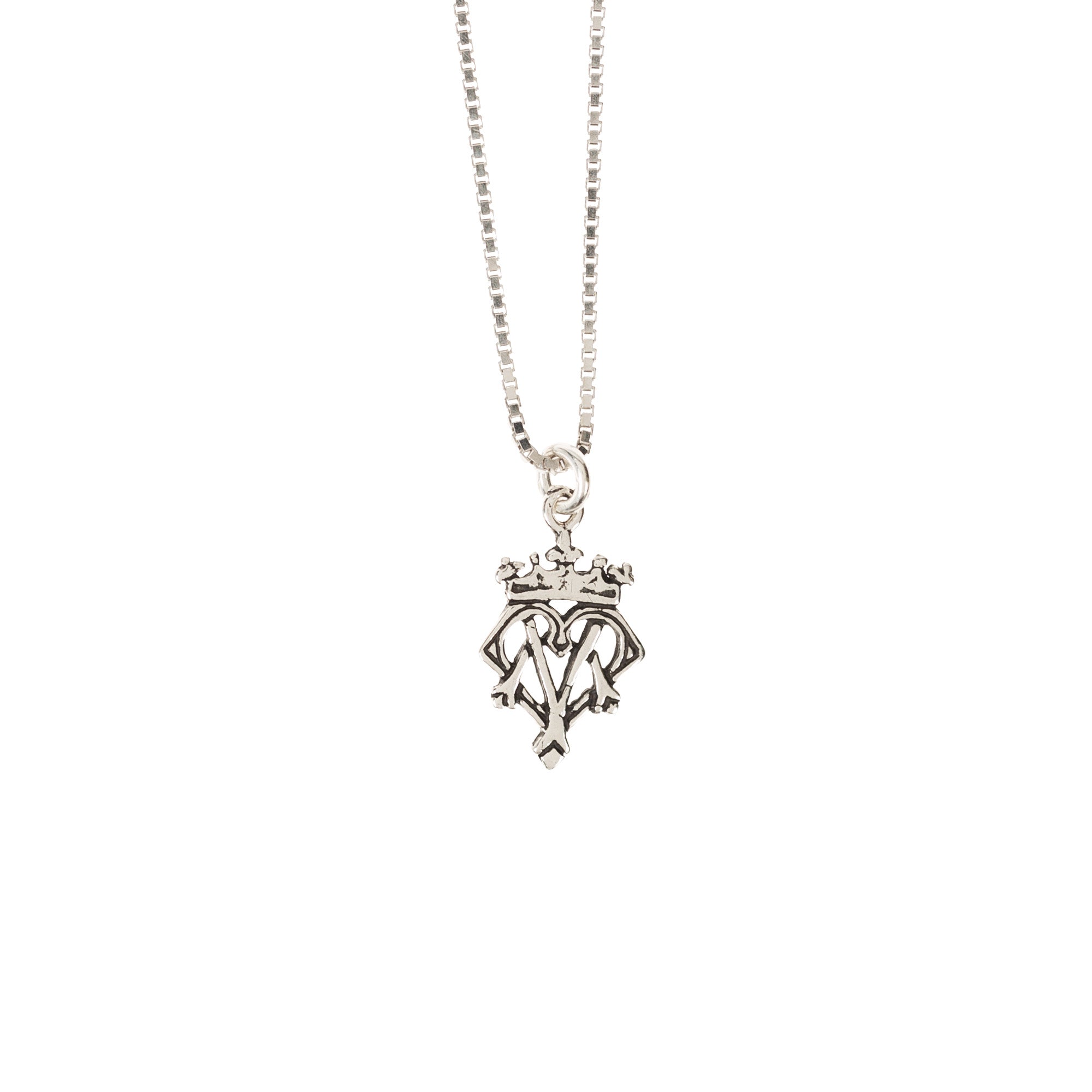 Sterling Silver Auspice Maria Necklace