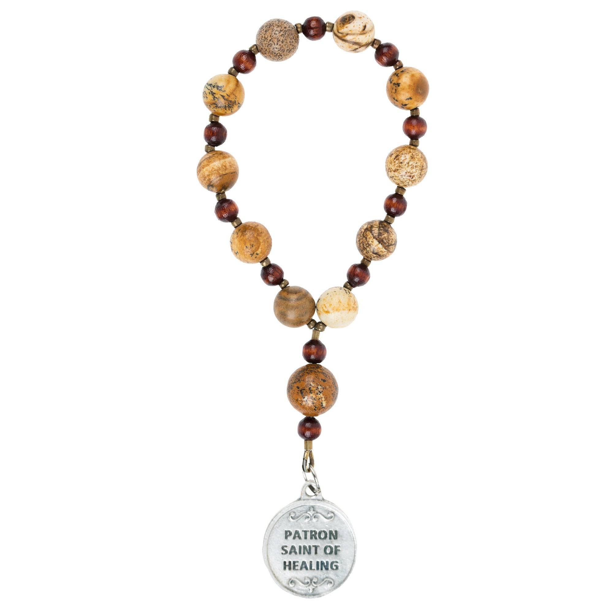 St. Padre Pio Healing Decade Rosary with Prayer Card