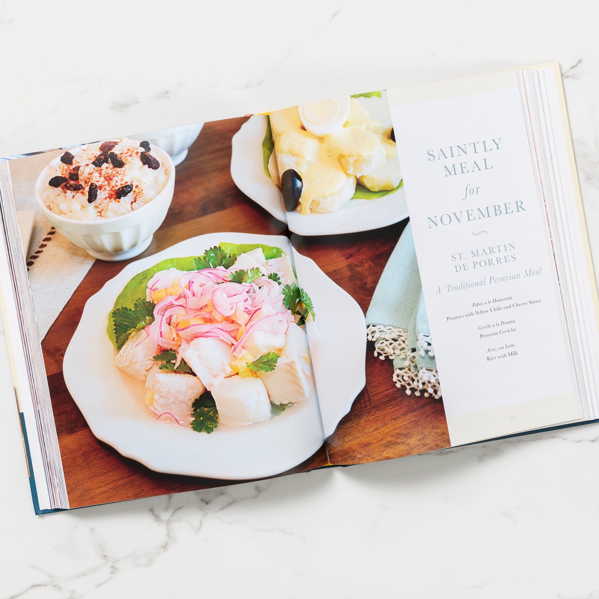 Cooking With The Saints Cookbook and Mother Teresa Do Small Things Apron Gift Set