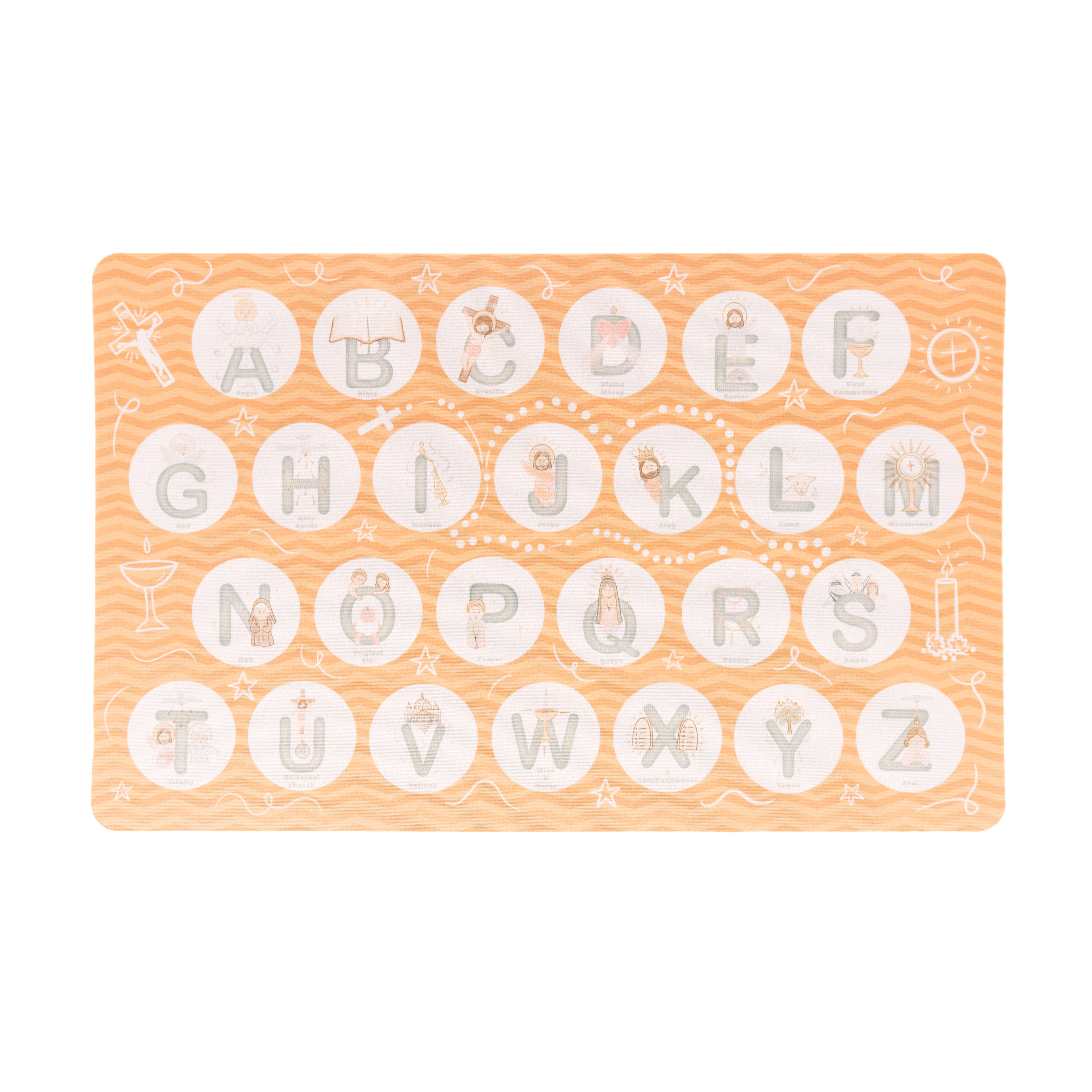 Catholic Alphabet Placemat