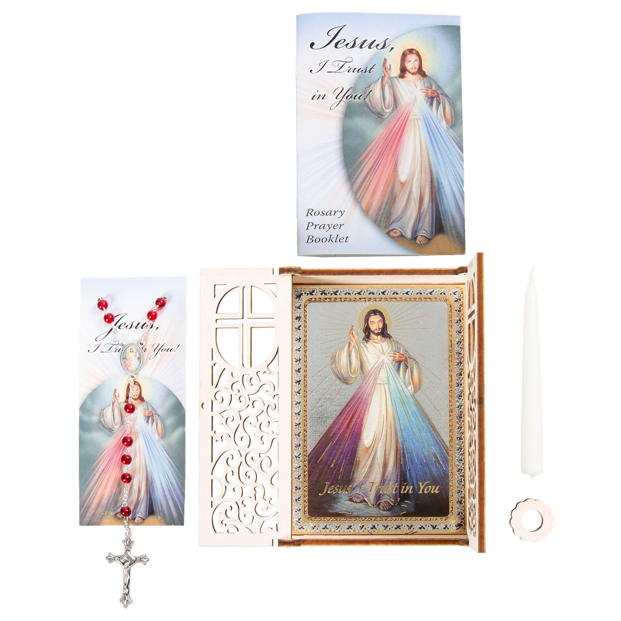 Mini Table Shrine - Divine Mercy