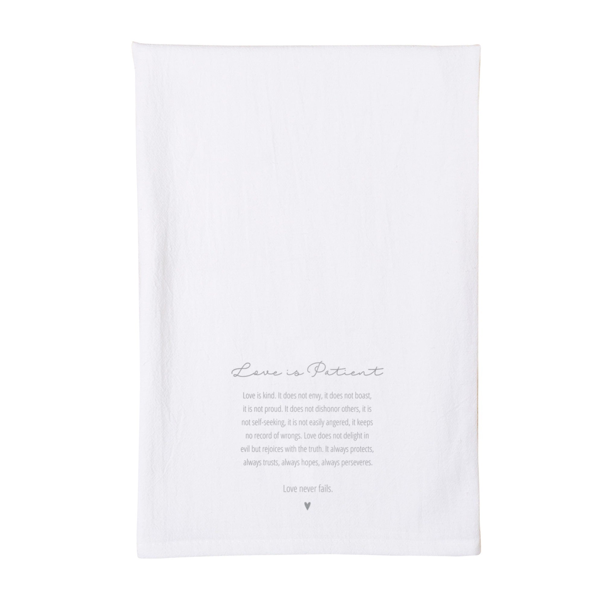 Love Is Patient Dish Towel