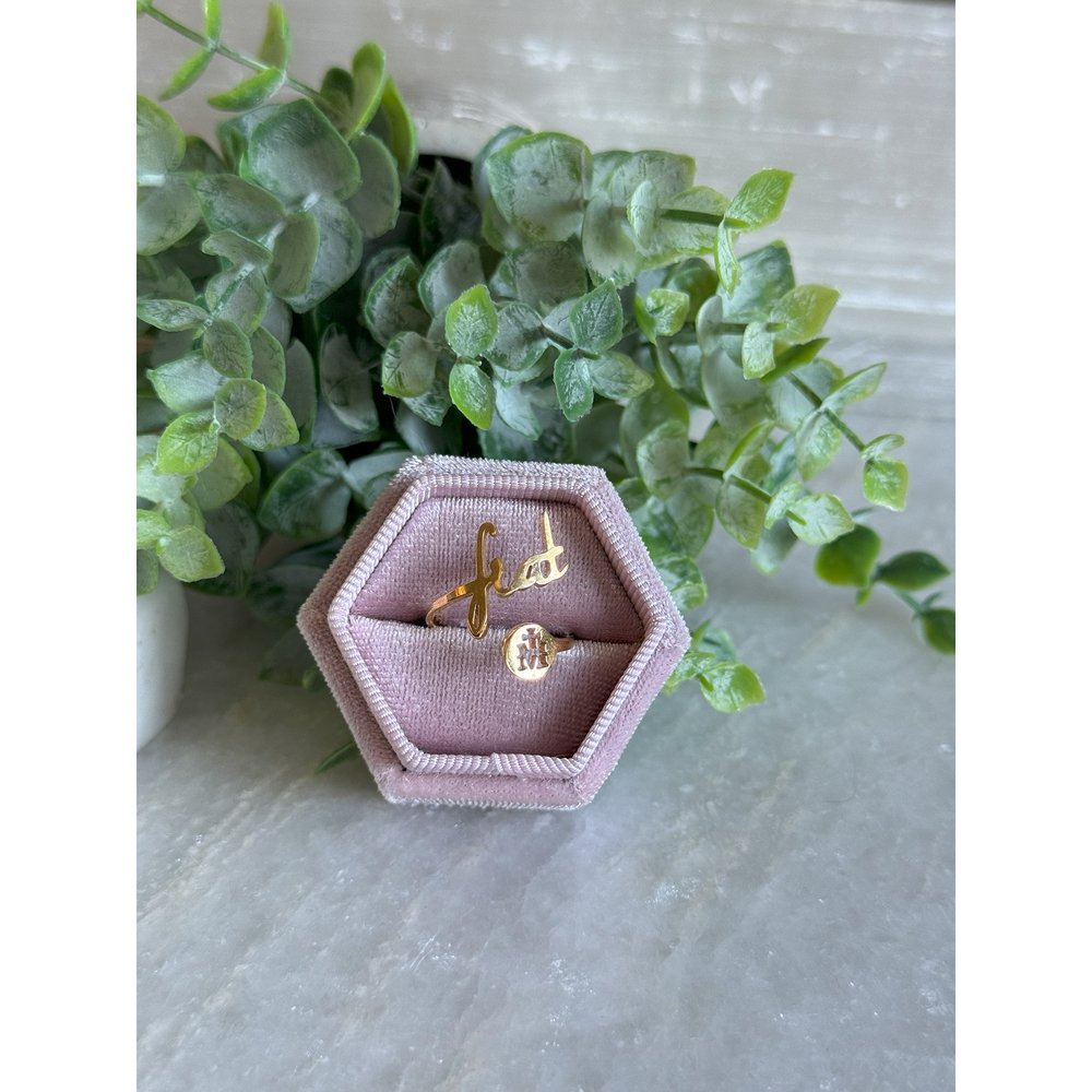 Gold Plated Fiat Wraparound Ring