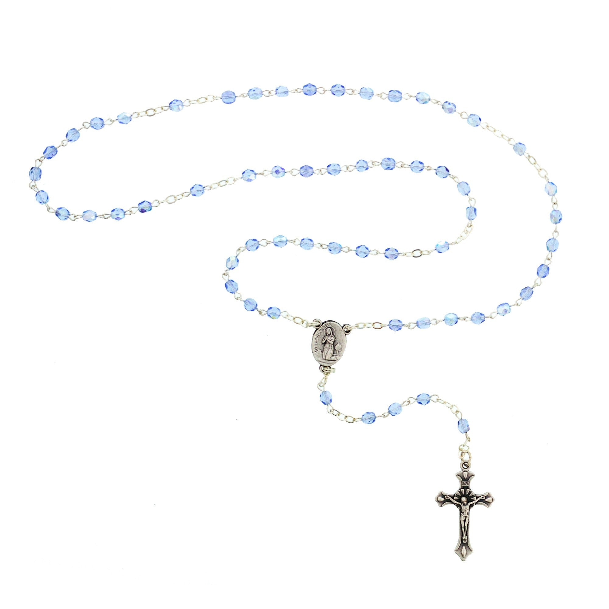 Sapphire Blue Lourdes Rosary