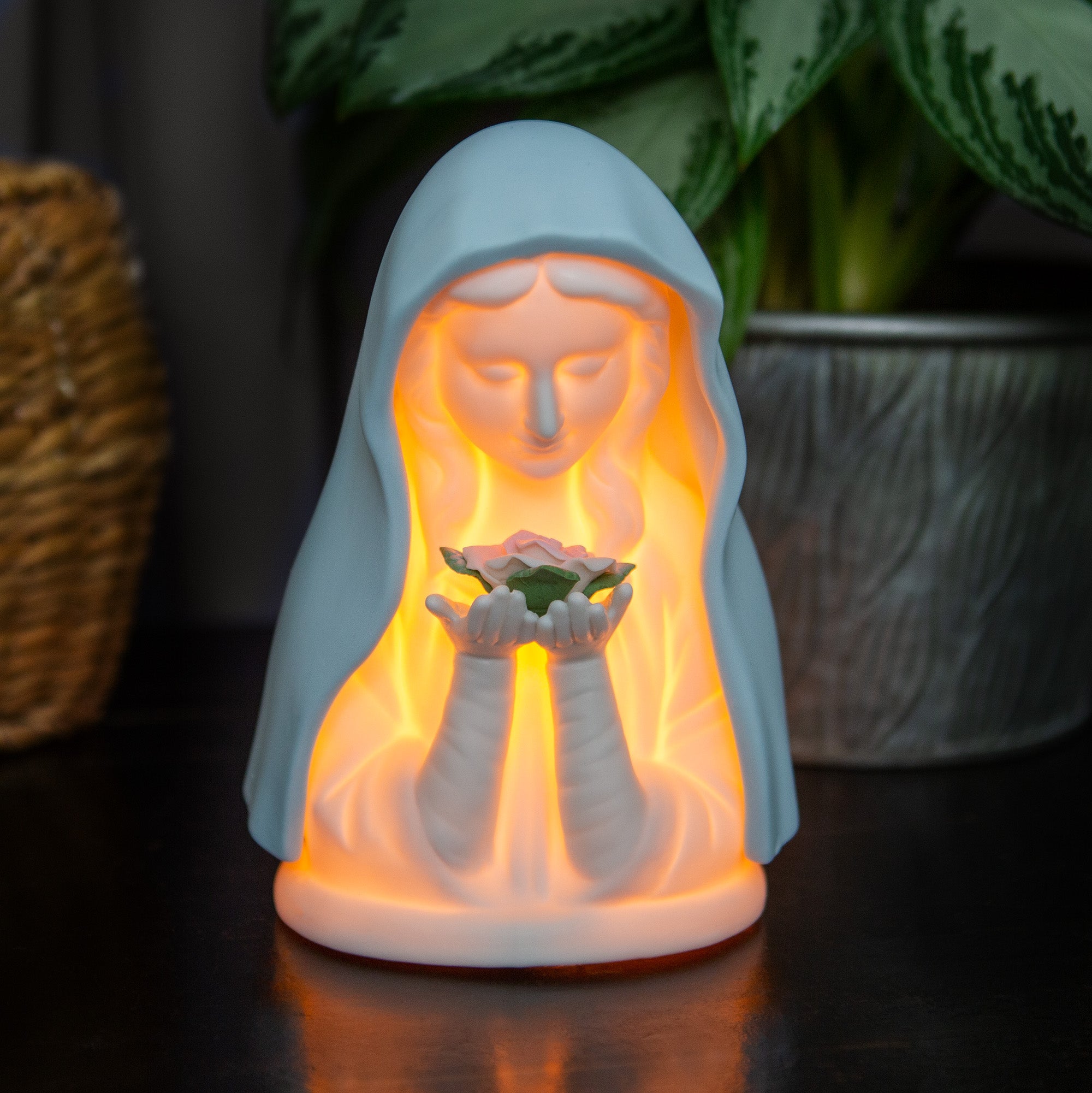 Madonna In Blue Nightlight By Catholic Company
