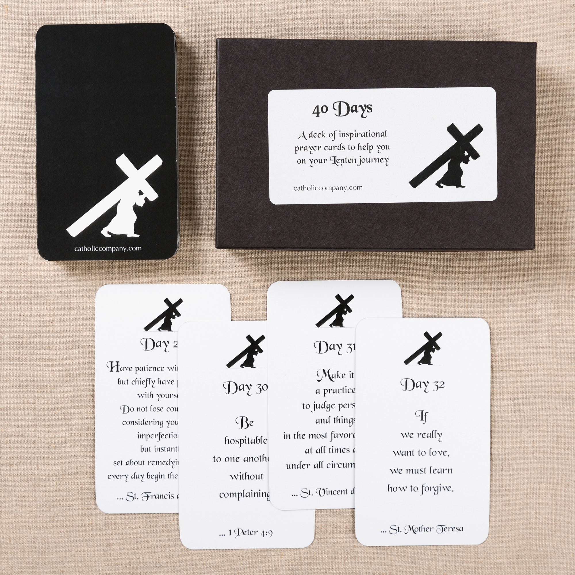 40 Days Lenten Prayer Card Pack