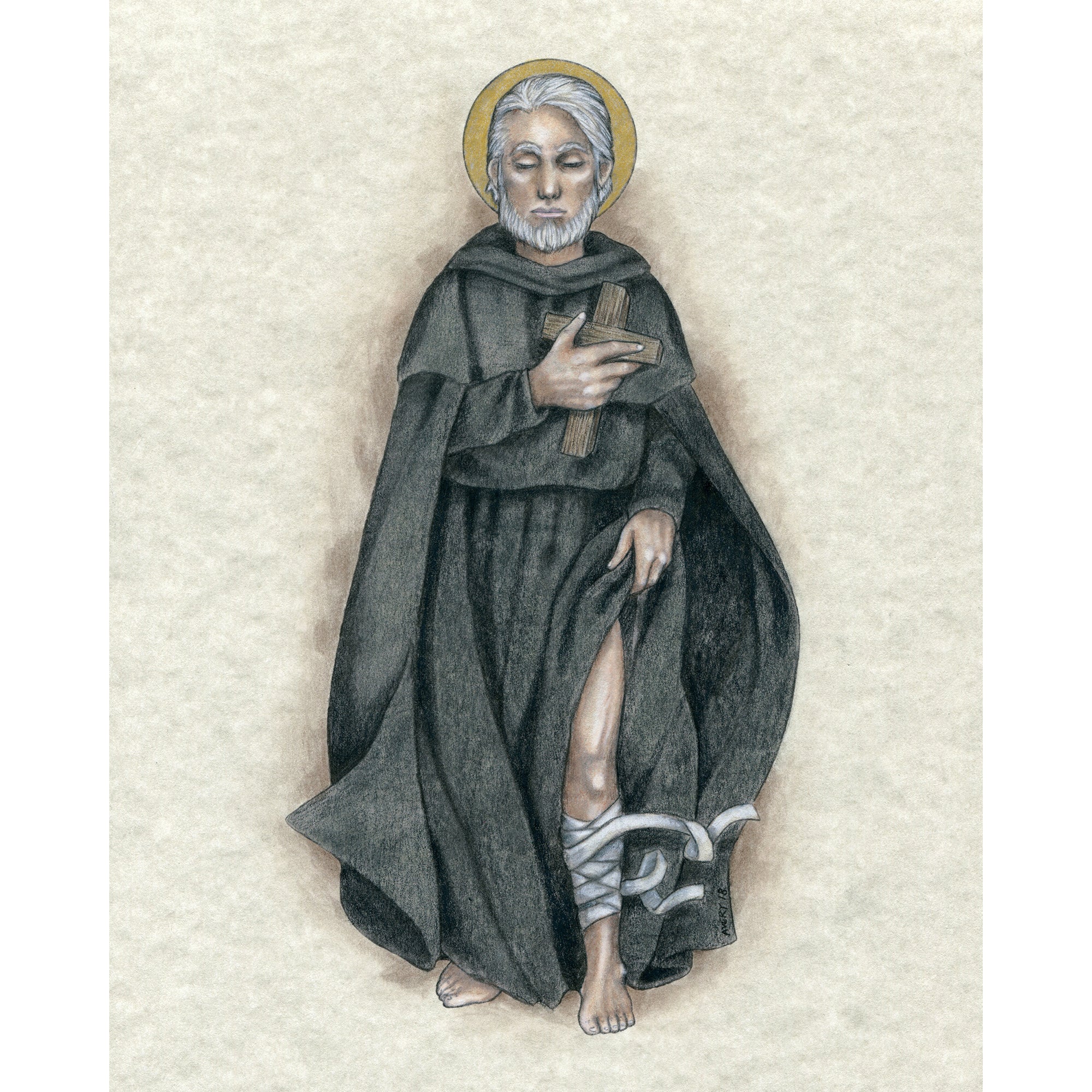 St. Peregrine Laziosi Art Print