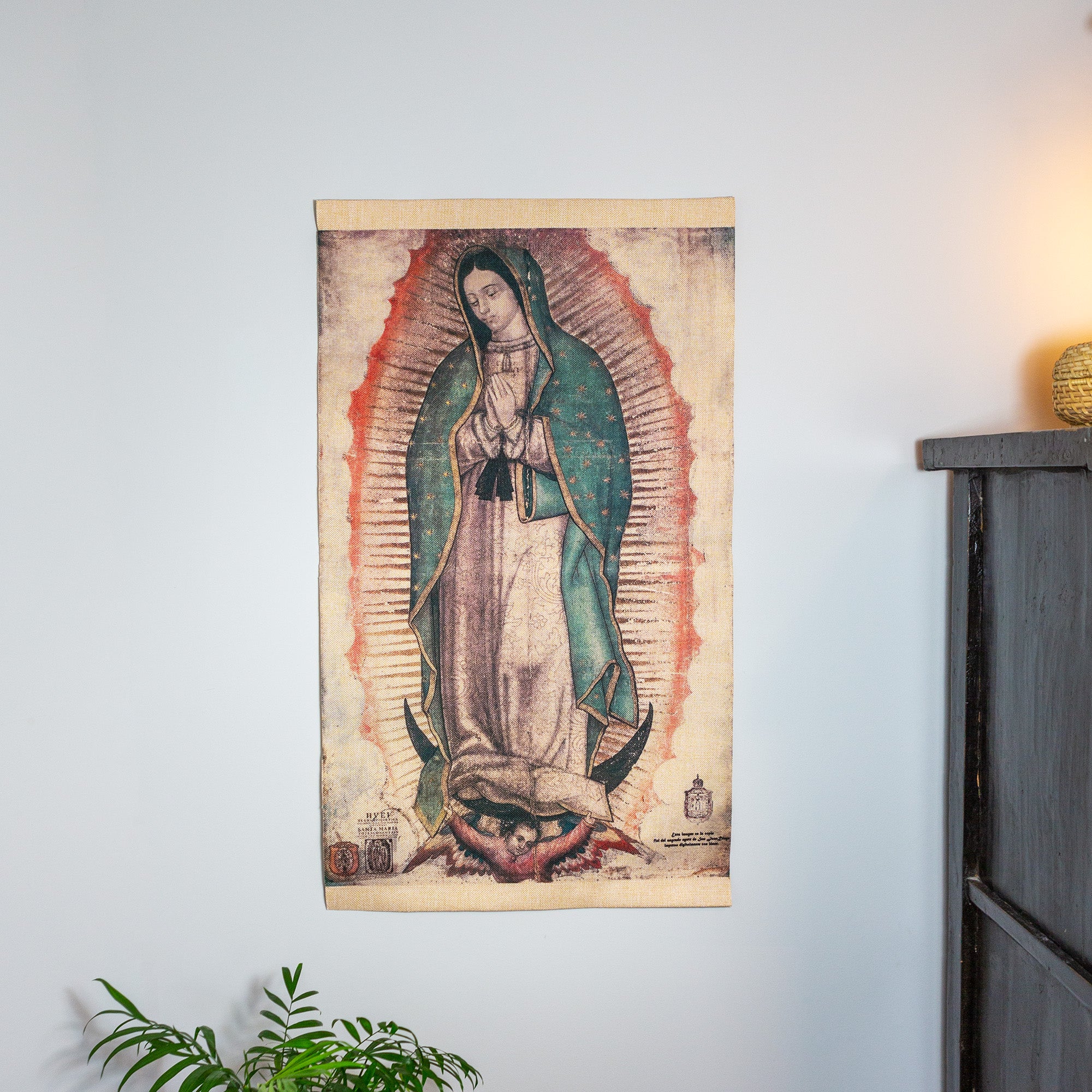 Guadalupe Tilma Replica Tapestry- 36" x 20"