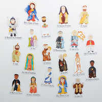 Junior Saints Magnets - Set of 20