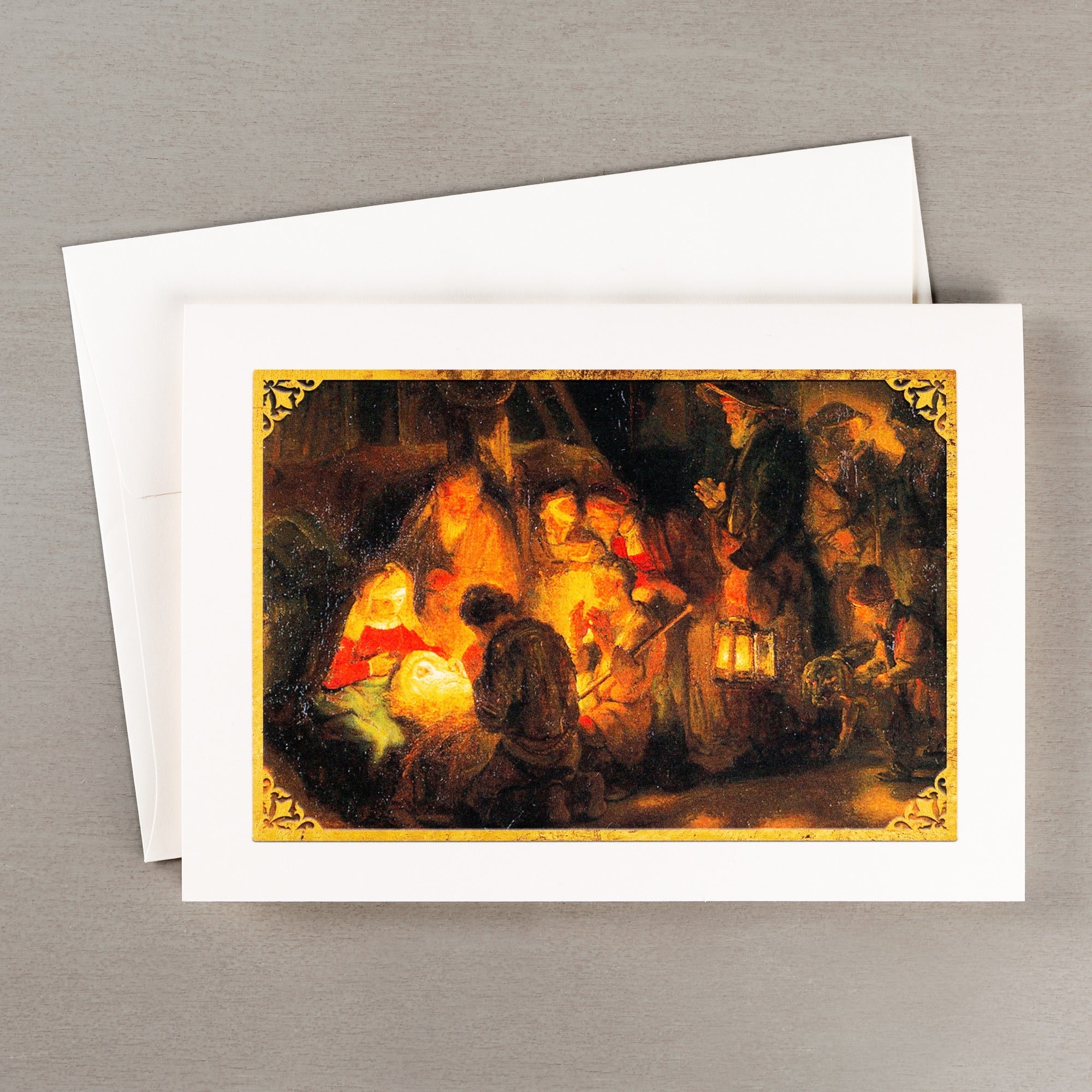 Rembrandt's Pupil Adoration of the Shepherds Christmas Cards - Set of 20