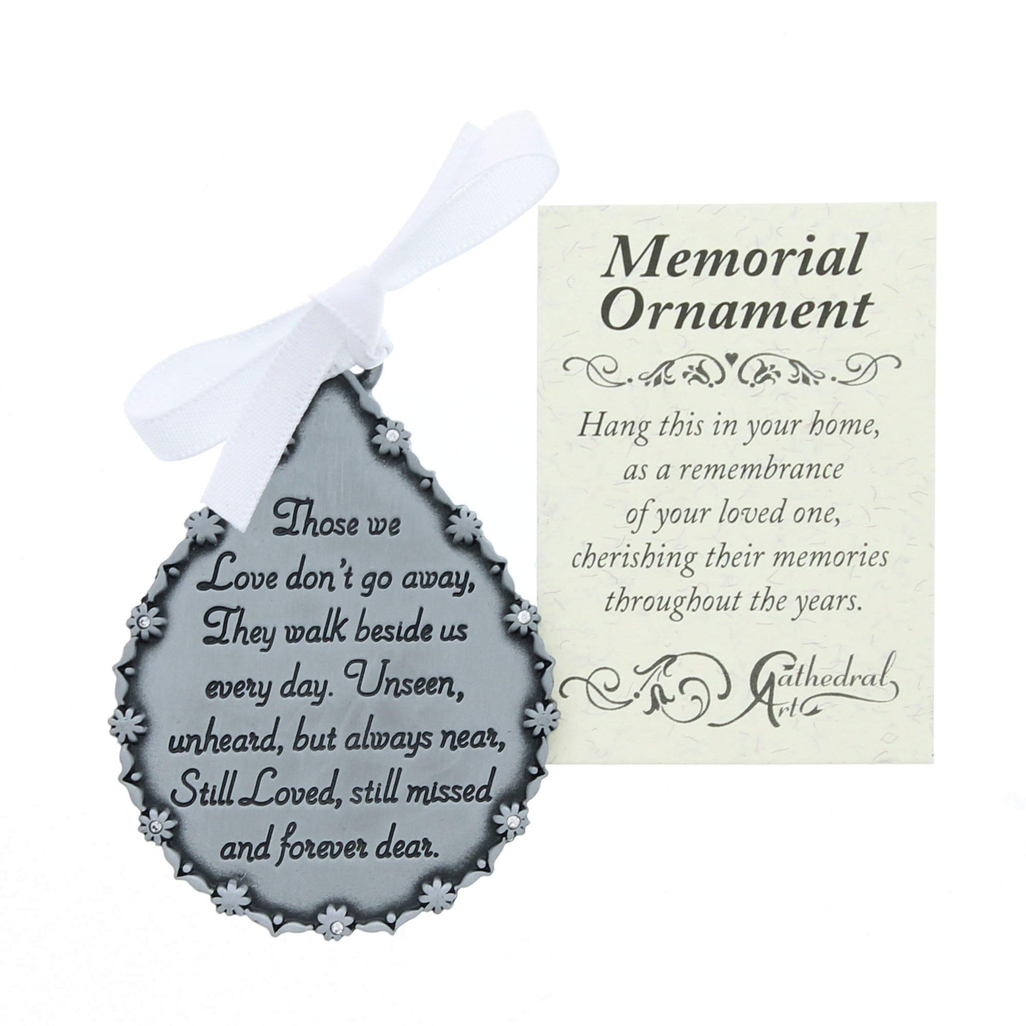 Tear-Shaped Memorial Ornament