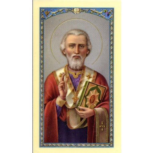St. Nicholas – A Prayer for Children - Prayer Card