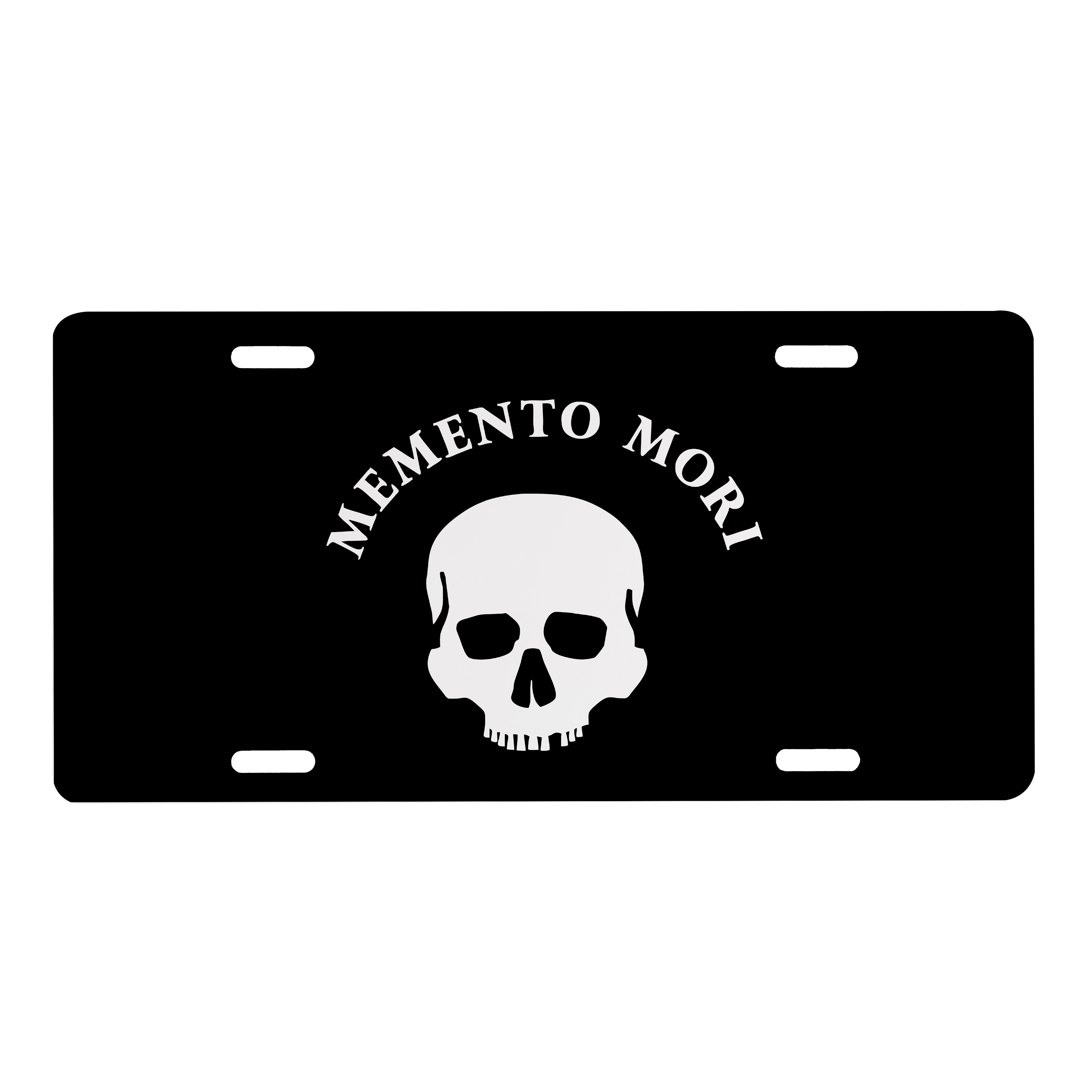 Memento Mori License Plate