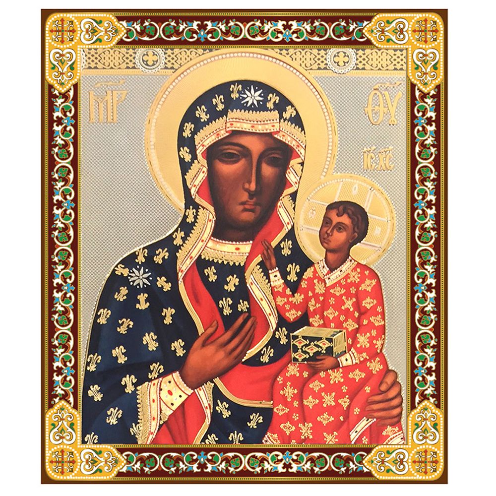 Our Lady of Czestochowa Icon - 7.5"