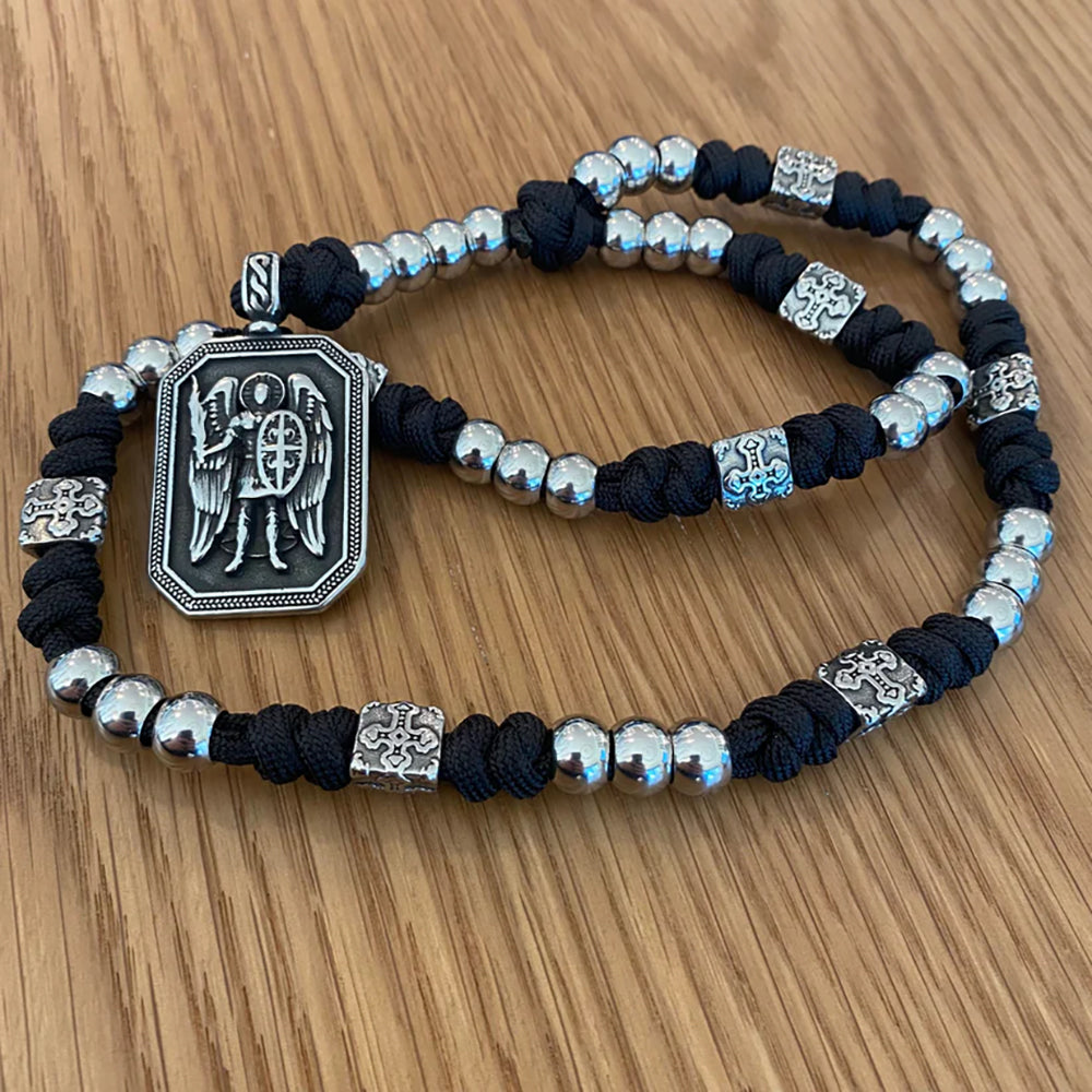 Deluxe Stainless Steel St. Michael Paracord Chaplet