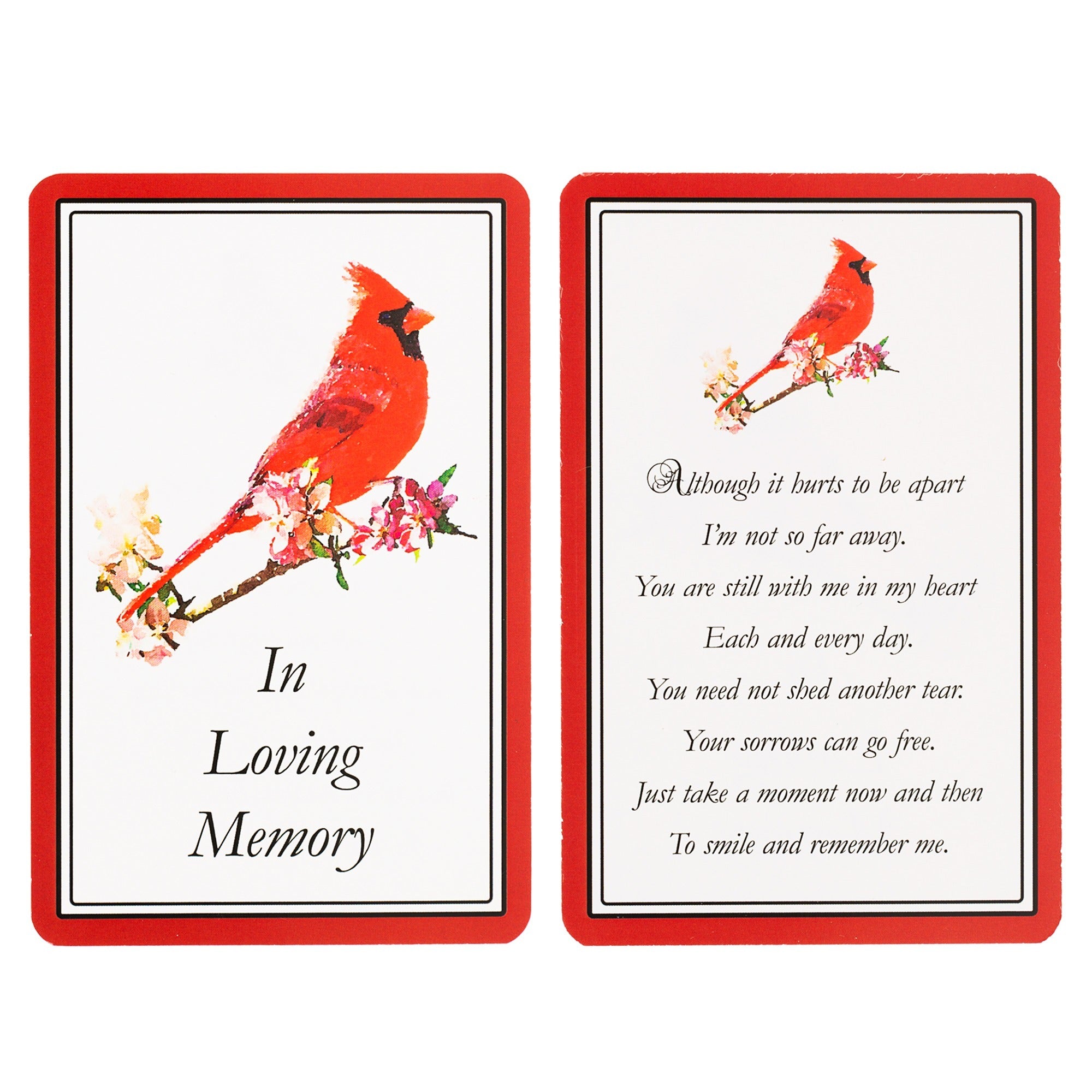 Personalized Cardinal Memorial Ornament