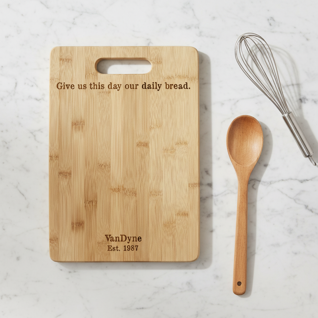 Personalized Daily Bread Cutting Board