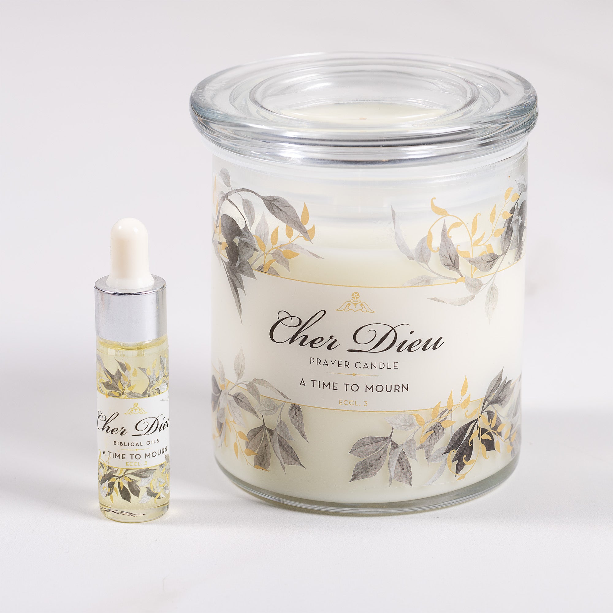 A Time to Mourn Candle & Oil Gift Set